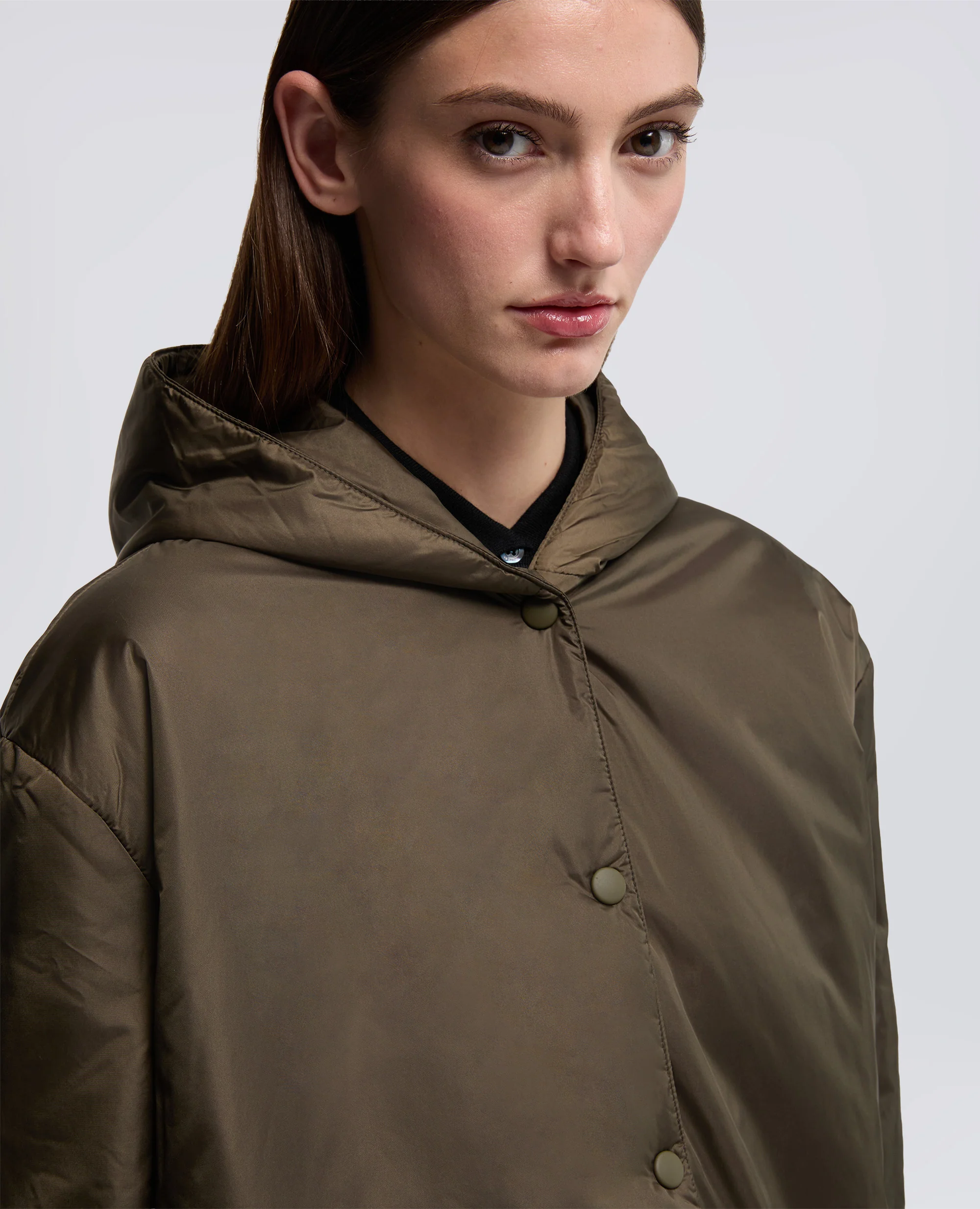 GIUBBOTTO BETH IN NYLON - MILITARE - Image 4