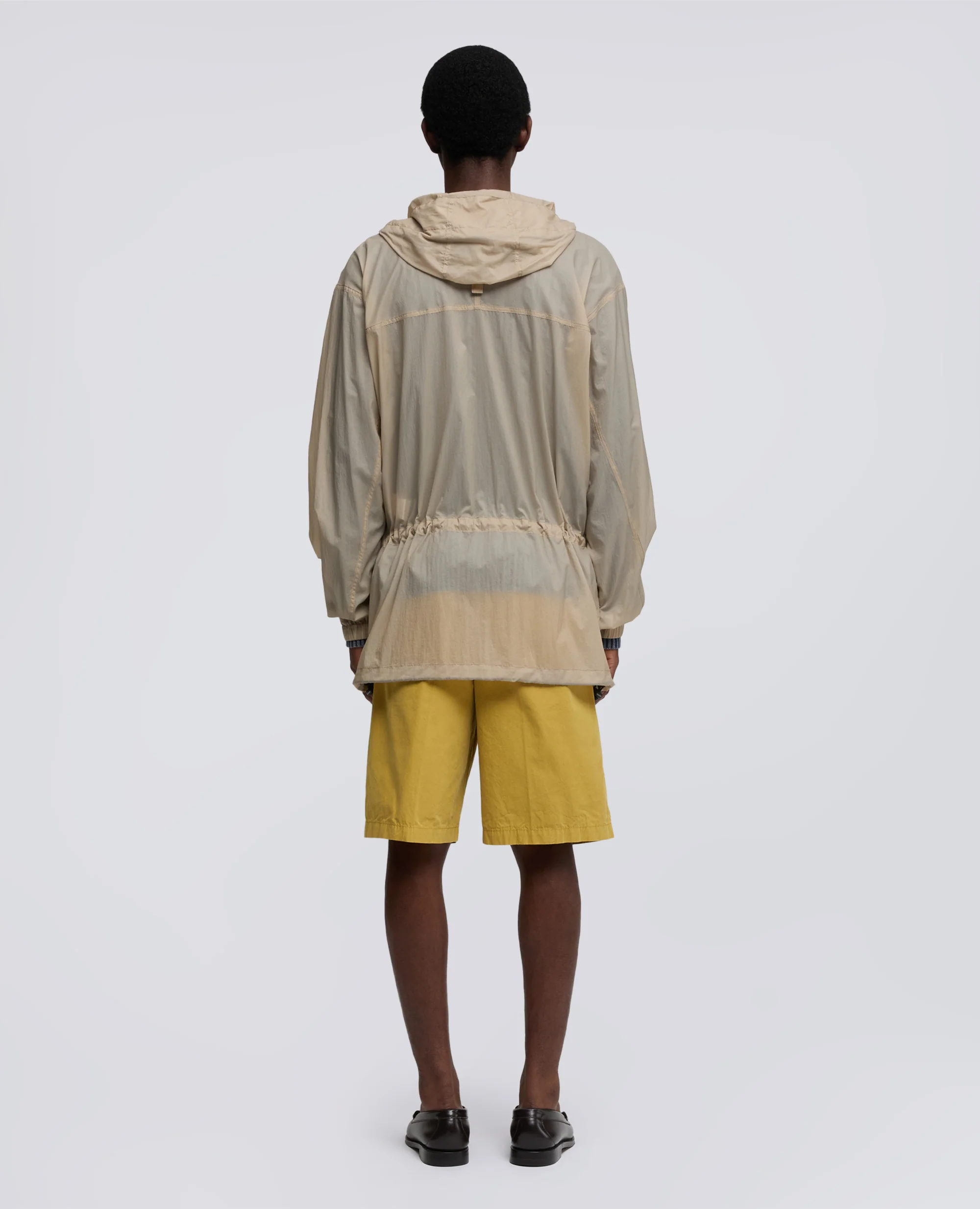 GIUBBOTTO PARKA SFODERATO REALIZZATO IN NYLON - SABBIA - Image 3