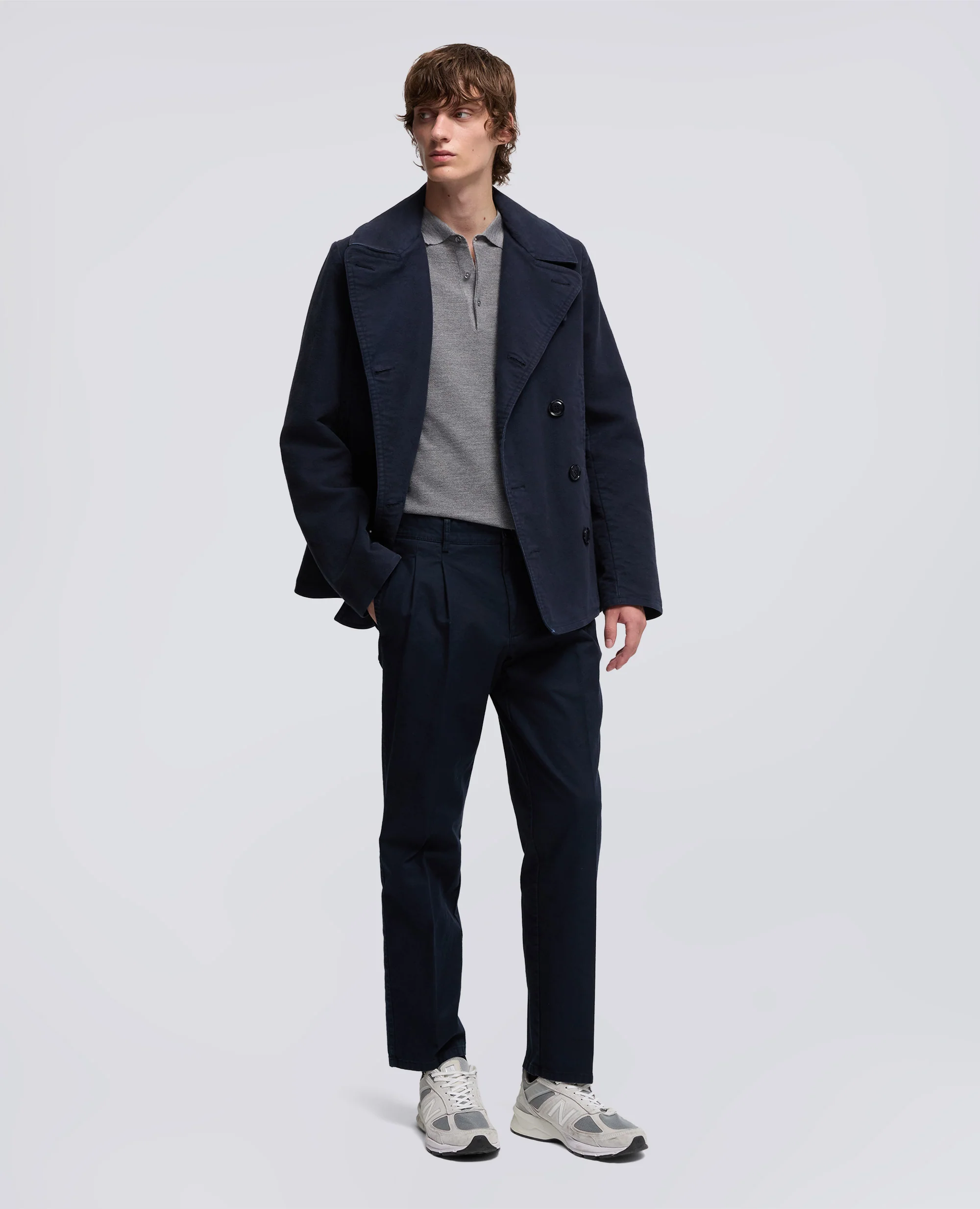 CAPPOTTO DUVALL IN FUSTAGNO DI COTONE - NAVY - Image 2