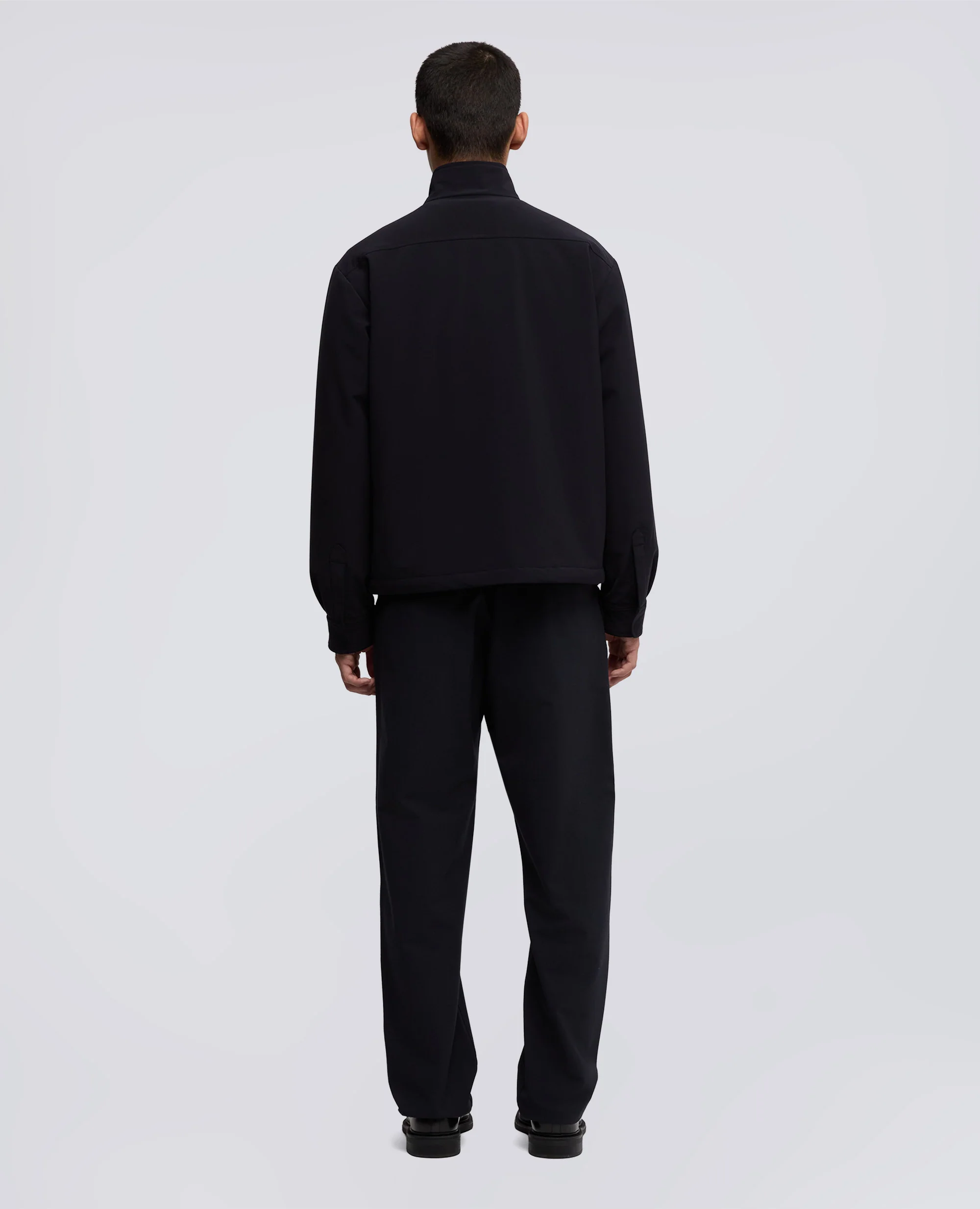 GIUBBOTTO MACK IN TWILL DI TESSUTO TECNICO - NAVY - Image 3