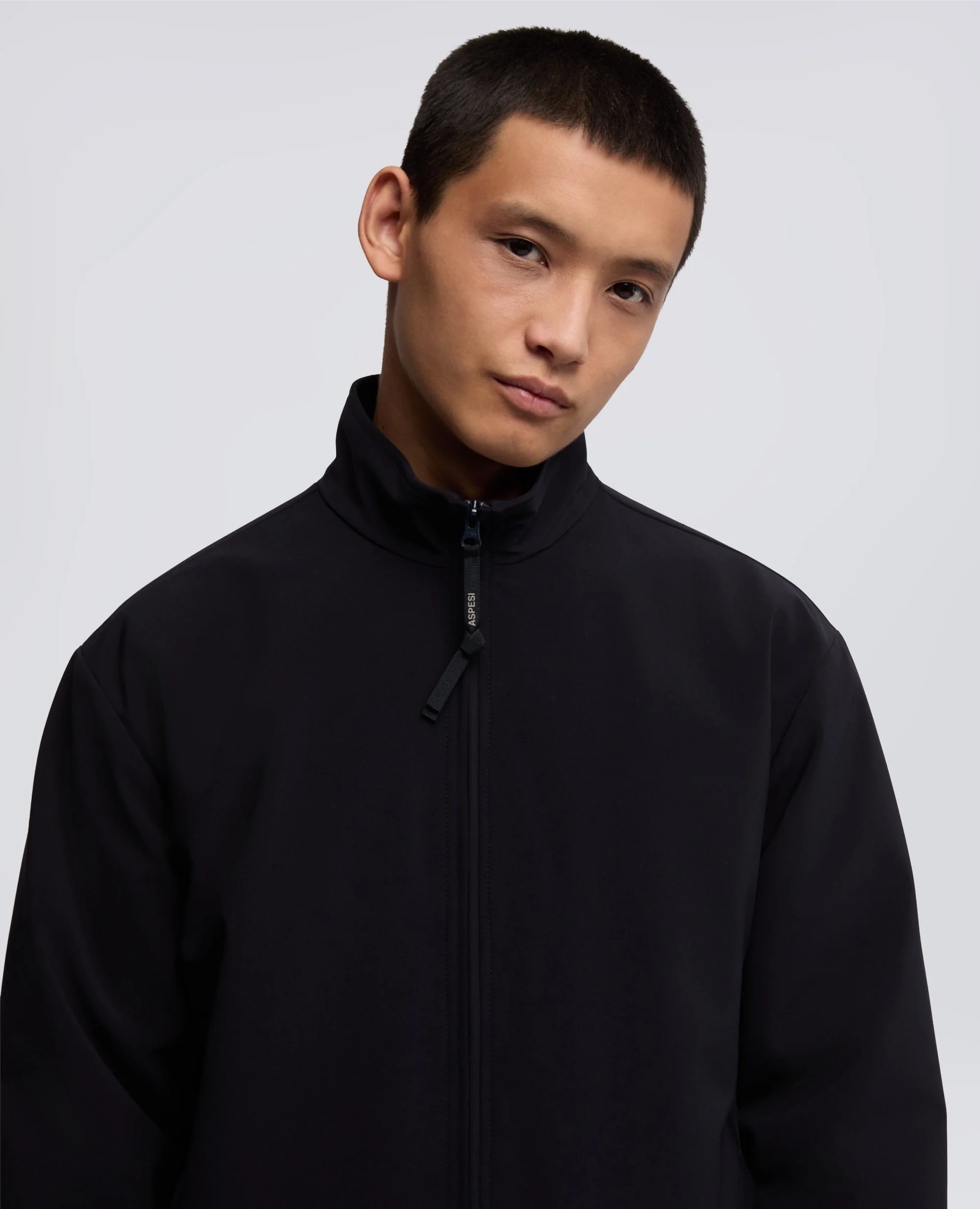 GIUBBOTTO MACK IN TWILL DI TESSUTO TECNICO - NAVY - Image 4
