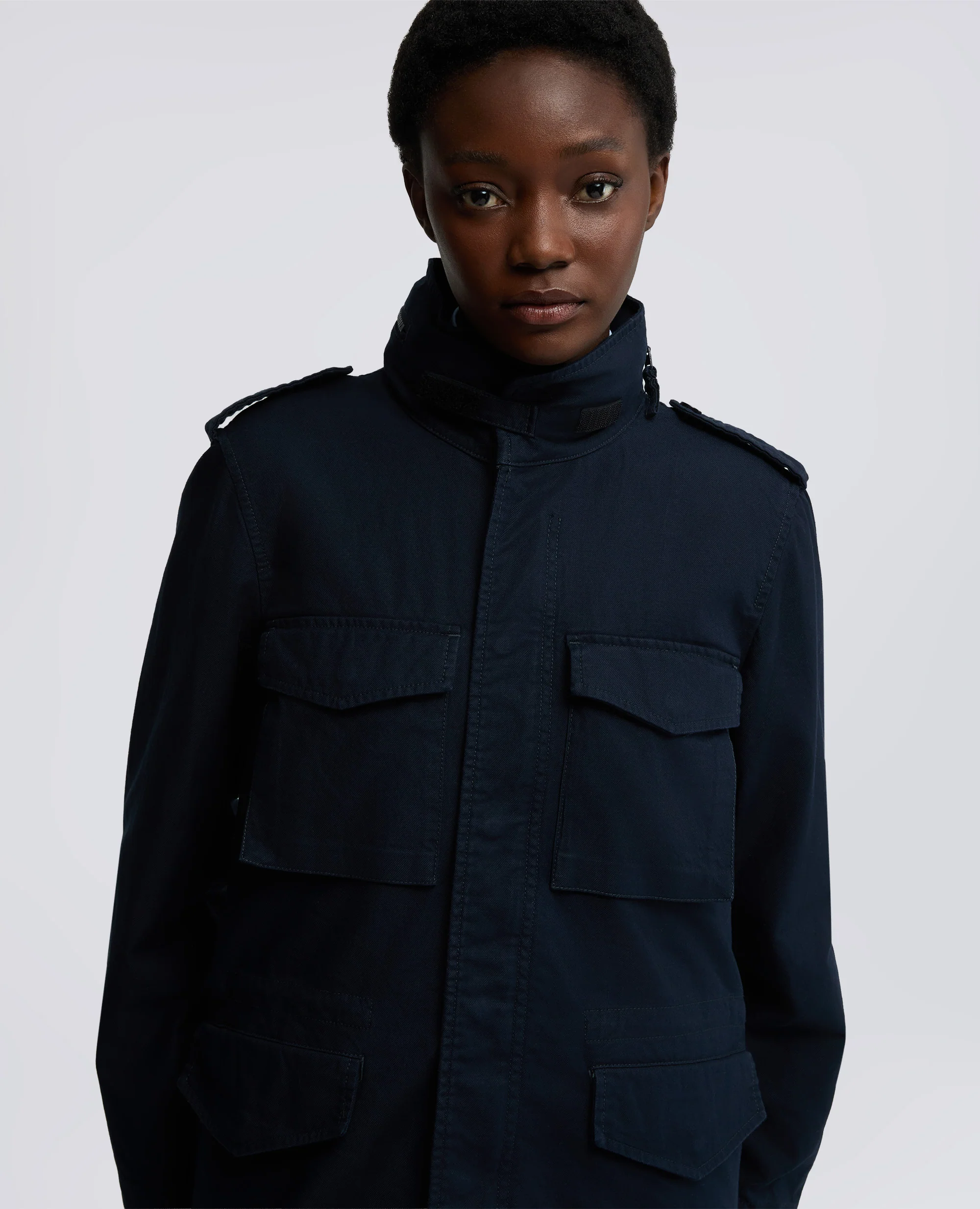 GIUBBOTTO MINI FIELD CON GILET INTERNO - NAVY - Image 4