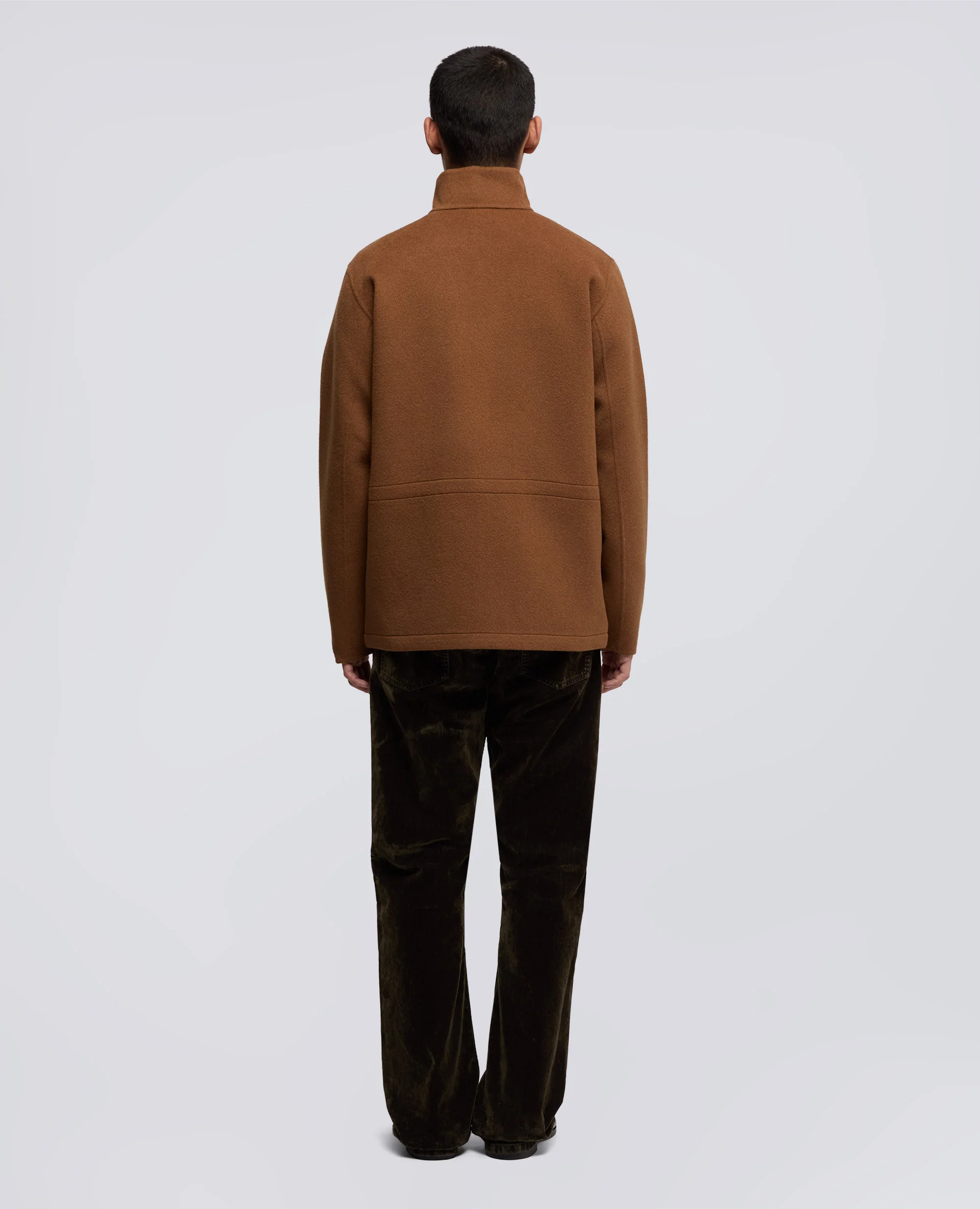 FIELD JACKET NELSON IN DOUBLE DI LANA - CAMMELLO - Image 3