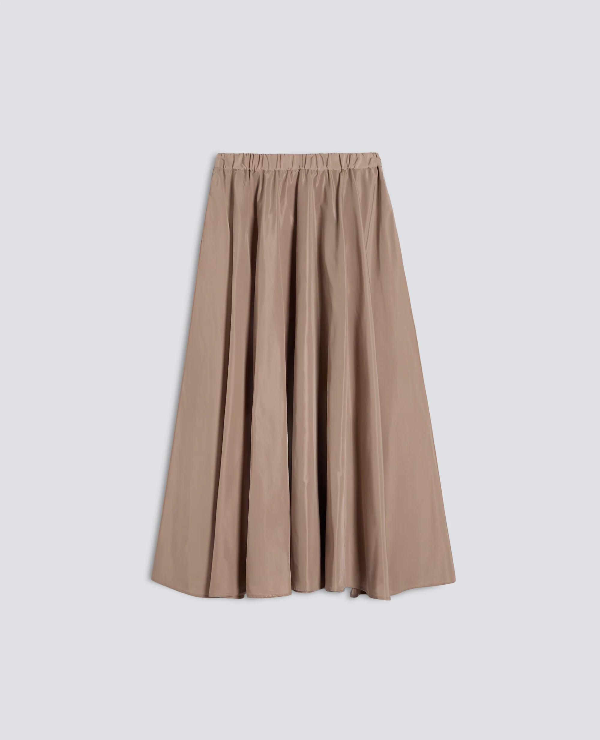 GONNA IN POLIESTERE TECNICO - BEIGE
