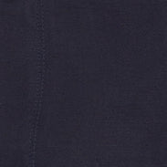 GONNA IN GABARDINE DI COTONE E LINO TINTO CAPO - NAVY - Image 5