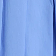GONNA A PIEGHE IN POPELINE DI COTONE - AZZURRO - Image 5