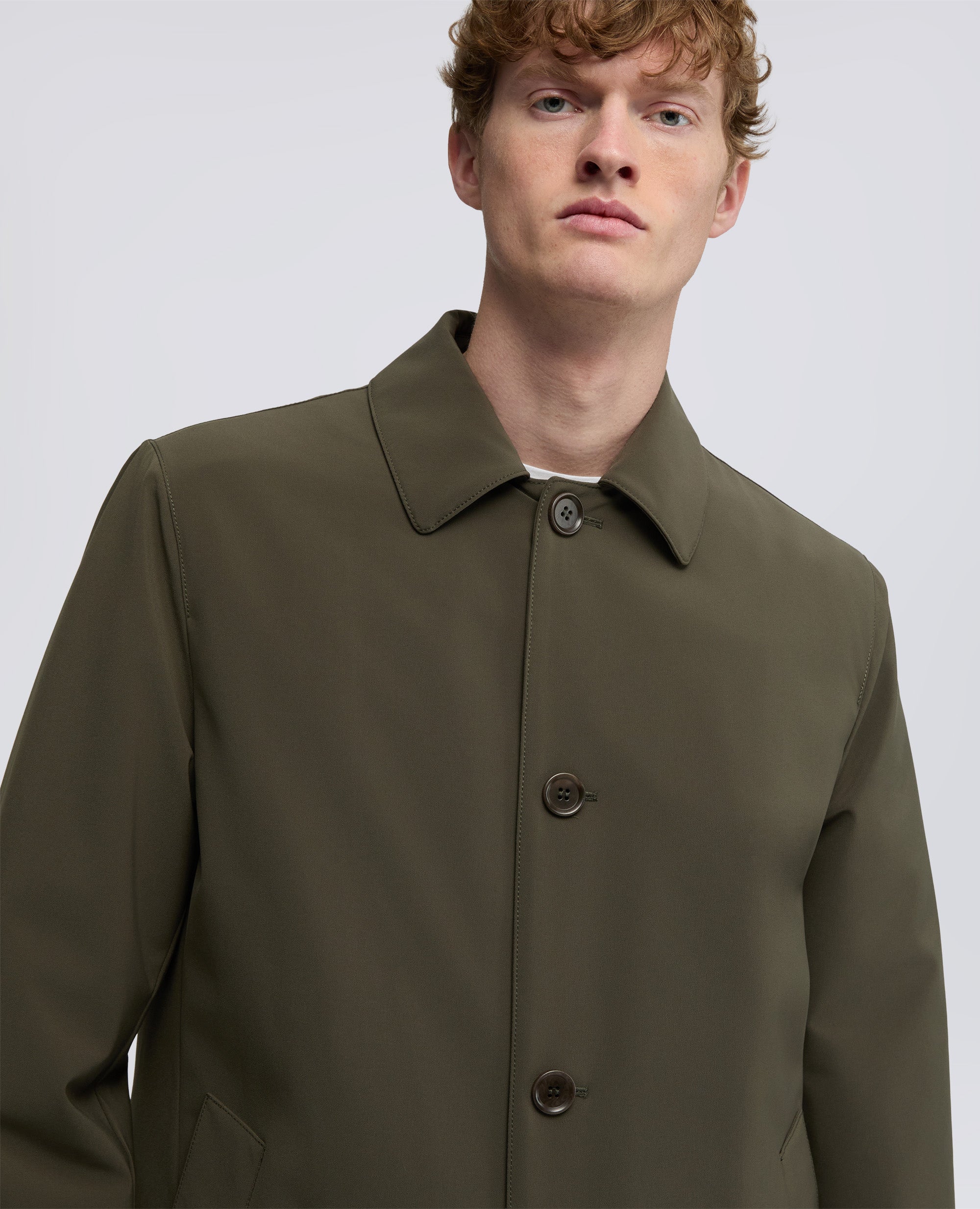CAPPOTTO PERFETTO IN POLIESTERE - MILITARE - Image 4