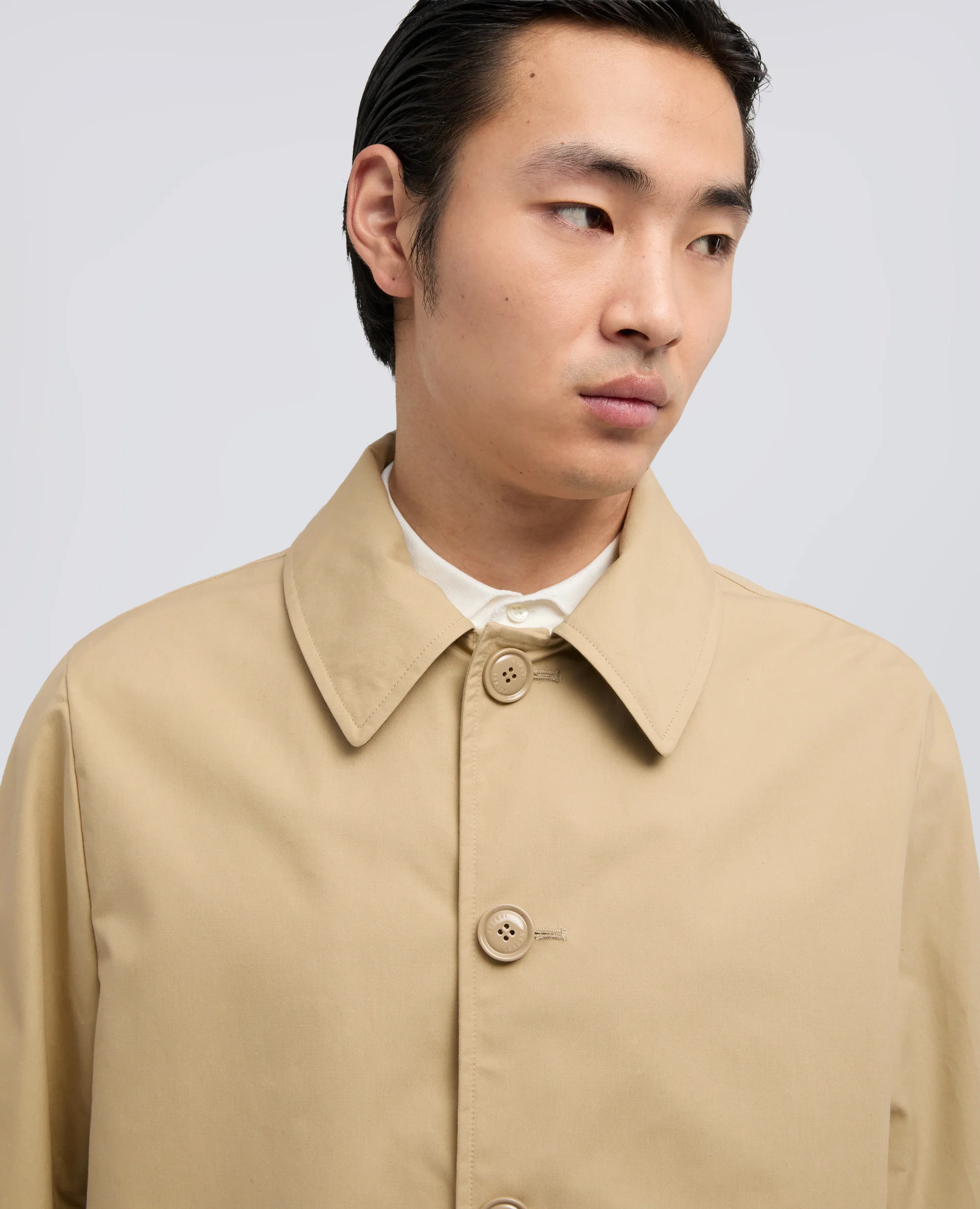 IMPERMEABILE IN COTONE DRY WAX - COLONIALE - Image 4