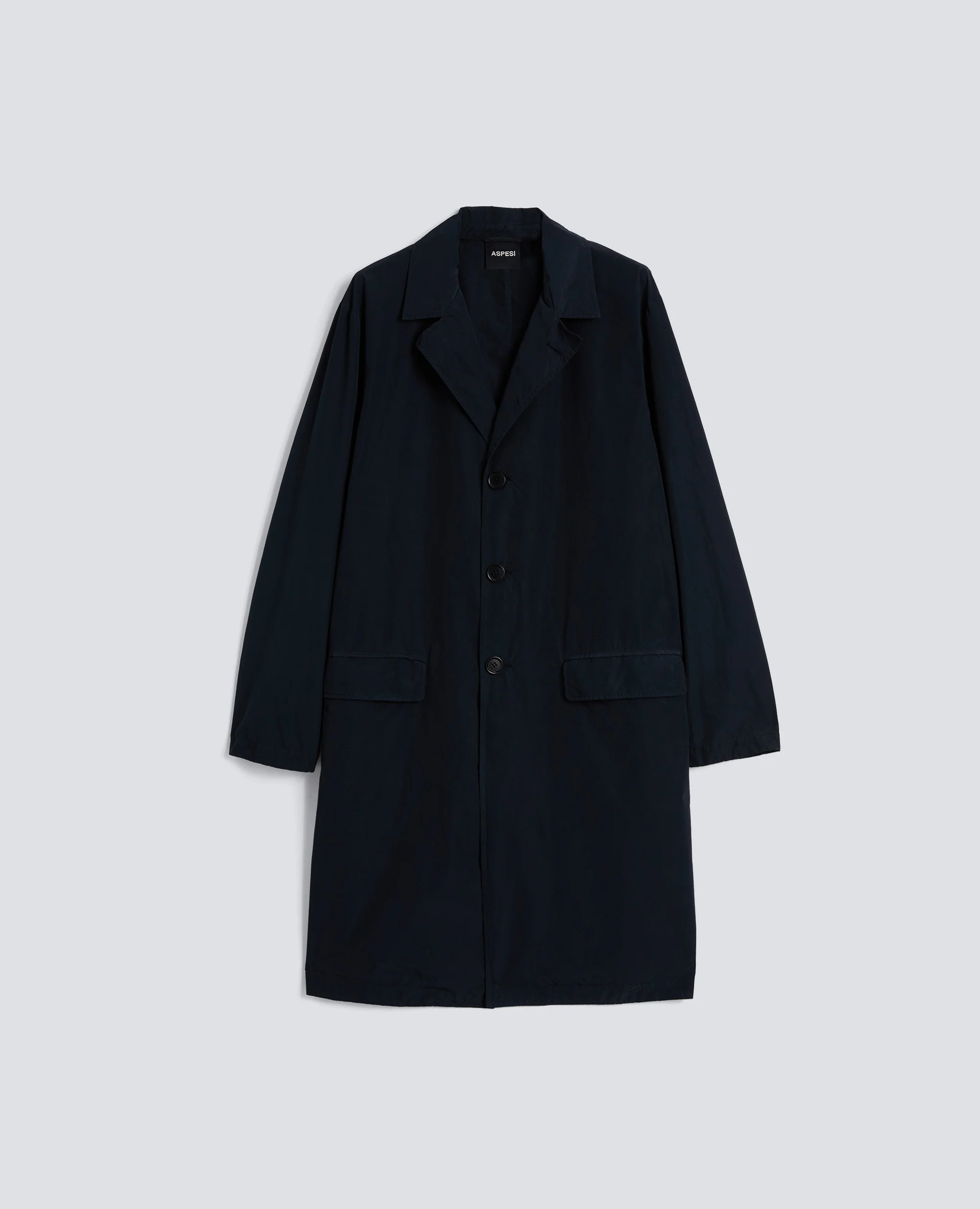 IMPERMEABILE IN NYLON - NAVY