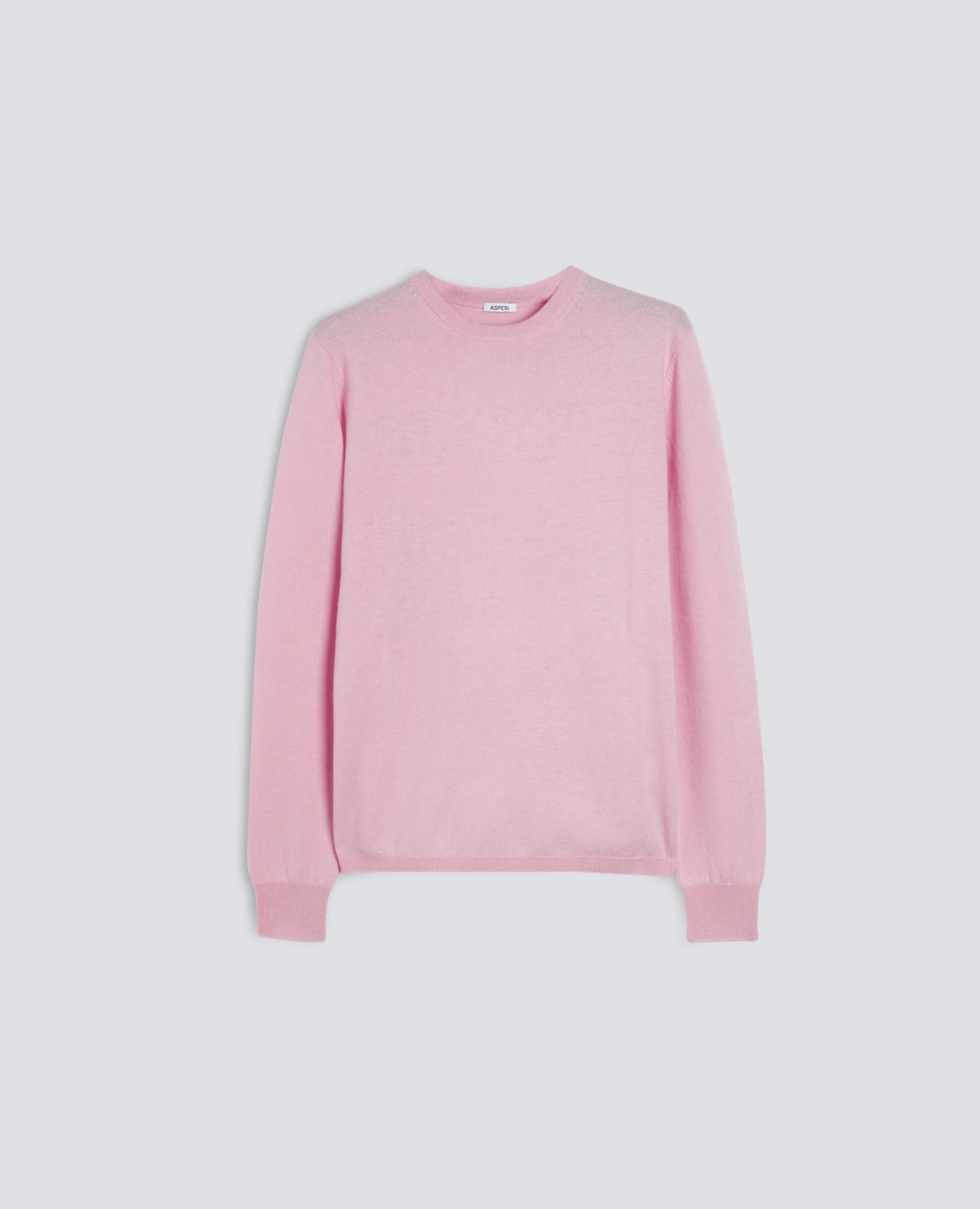 MAGLIA GIROCOLLO IN LANA - ROSA