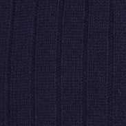 MAGLIA GIROCOLLO IN LANA SUPER GEELONG - BLU NERO - Image 5
