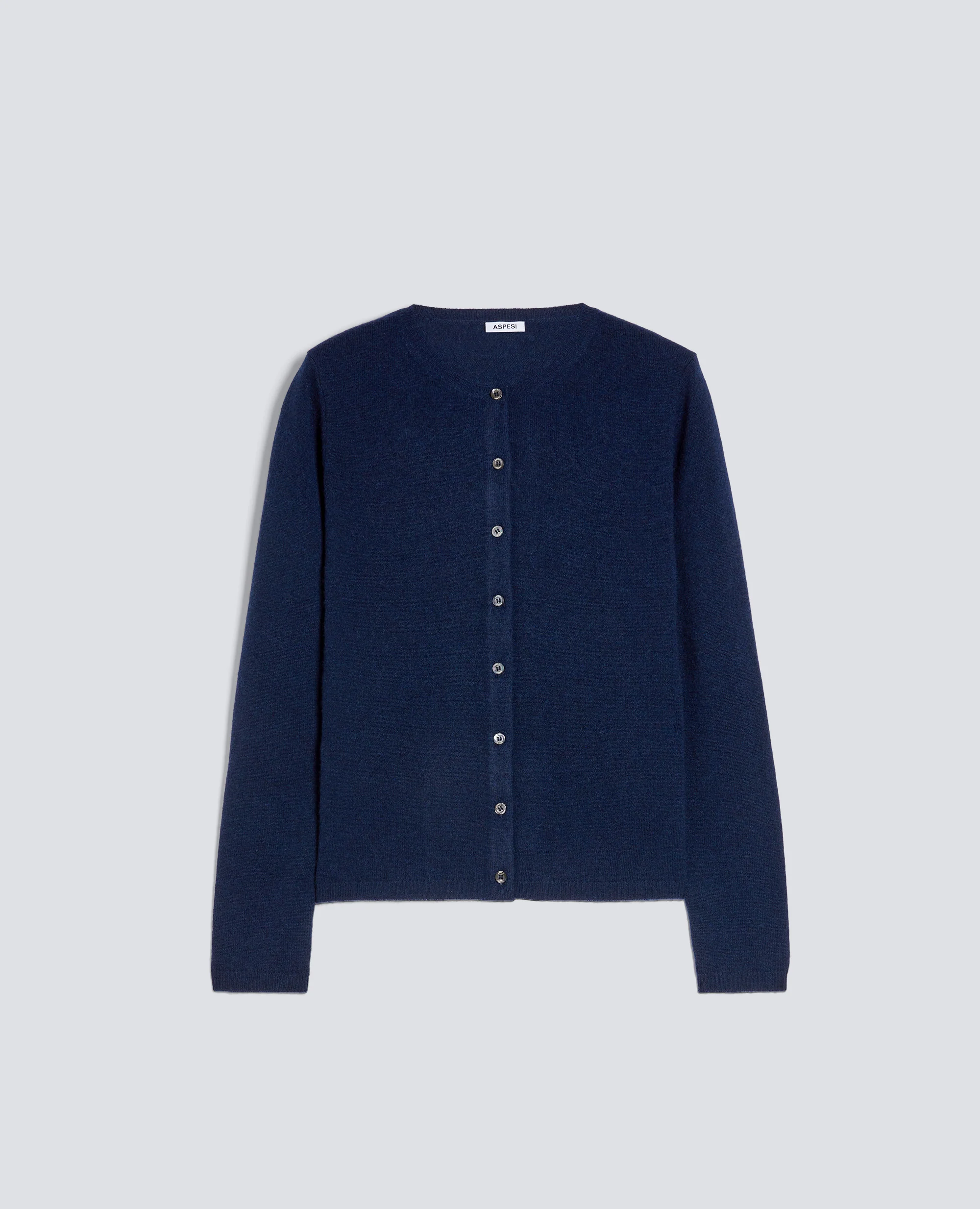 CARDIGAN IN CASHMERE - NAVY