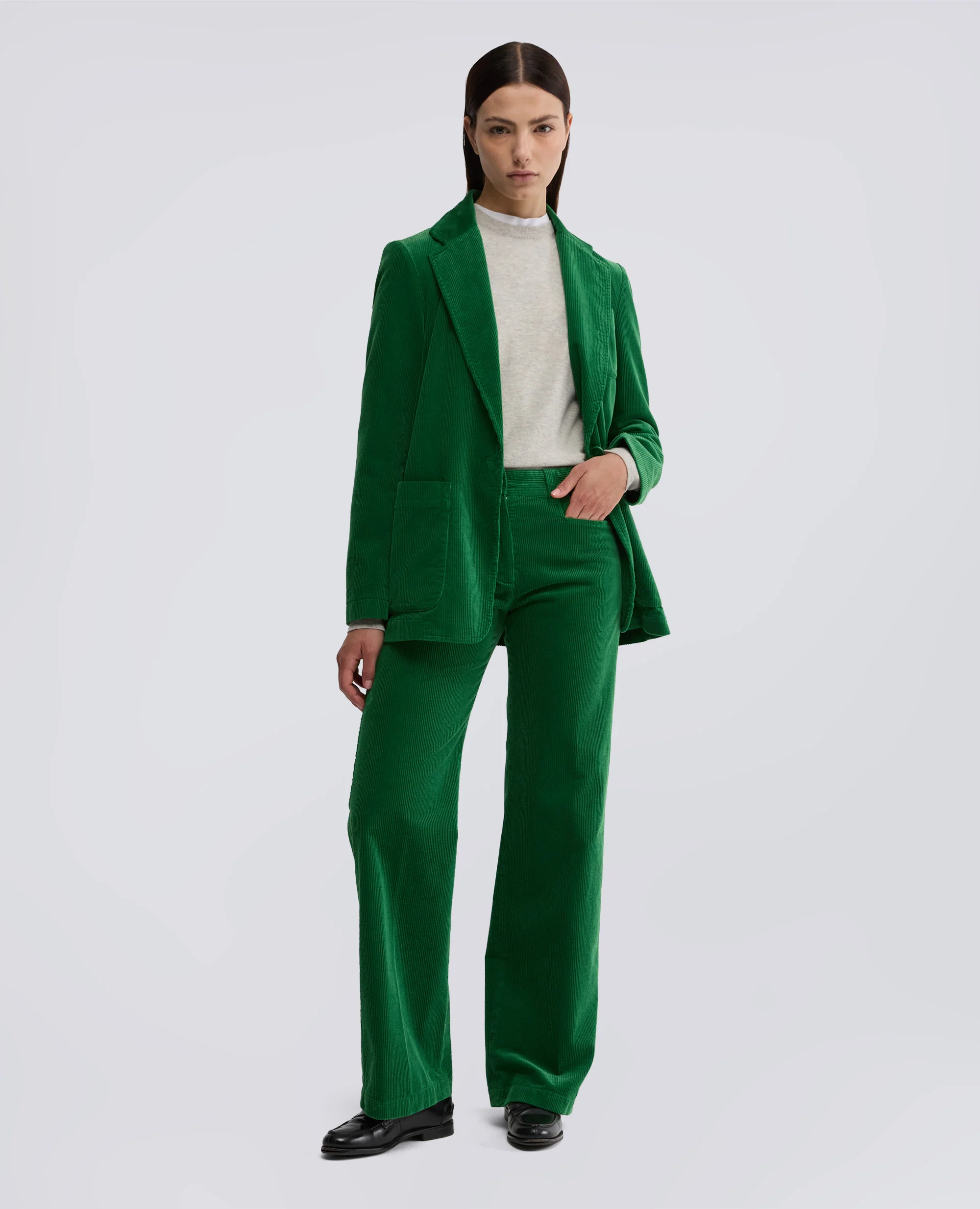 MAGLIA GIROCOLLO IN LANA E CASHMERE - MELANGE - Image 2