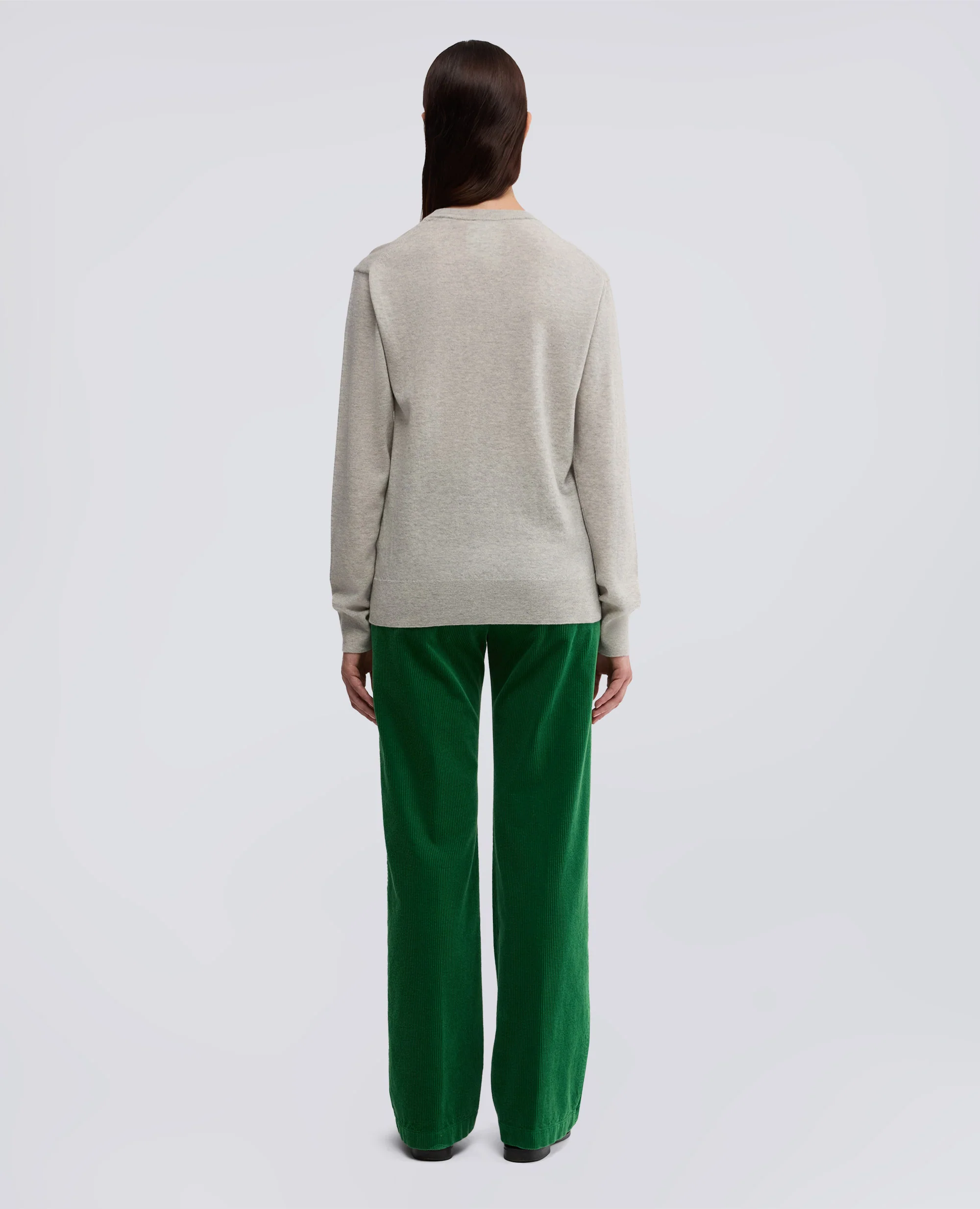 MAGLIA GIROCOLLO IN LANA E CASHMERE - MELANGE - Image 3