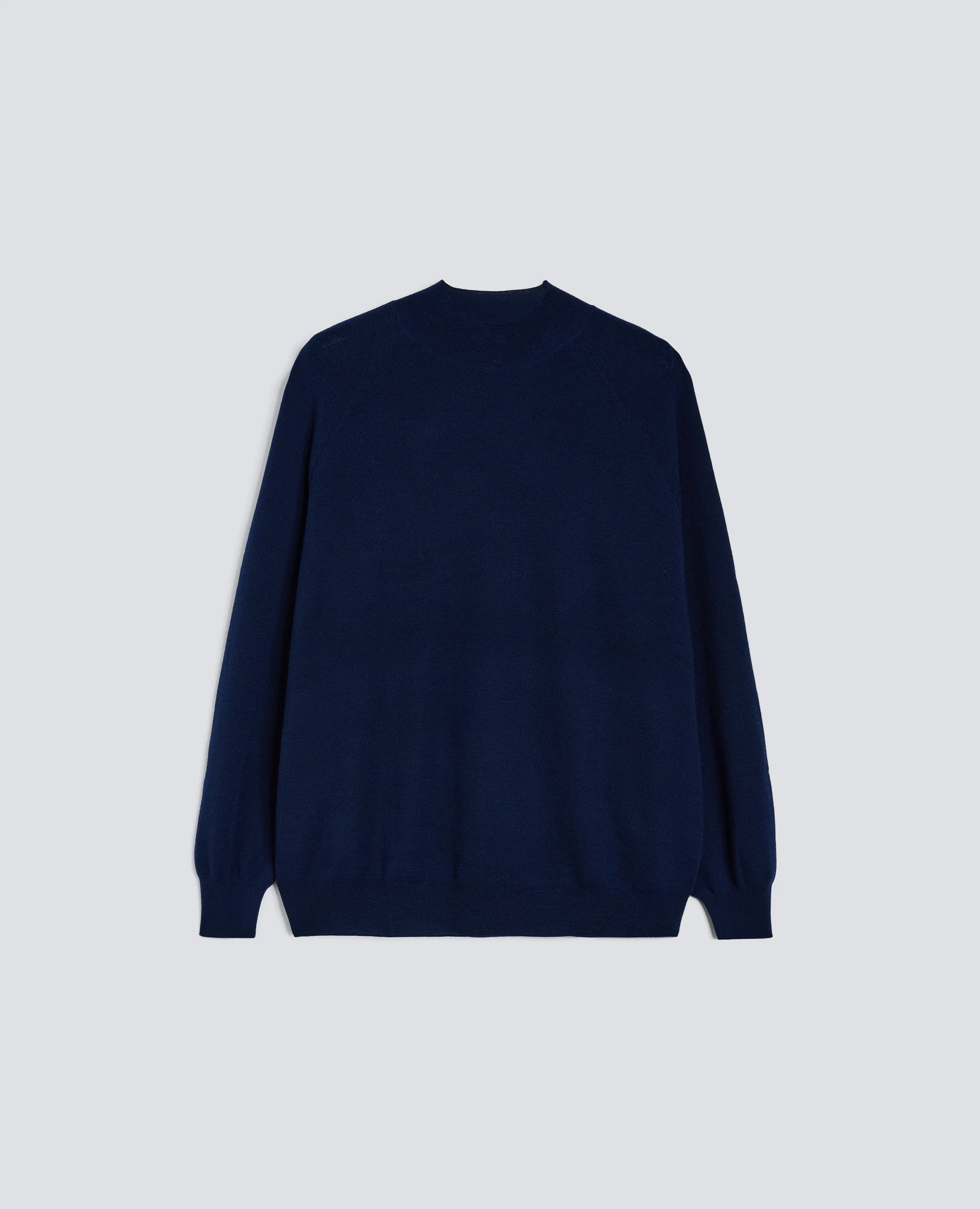 MAGLIA DOLCEVITA IN LANA MERINO - BLU