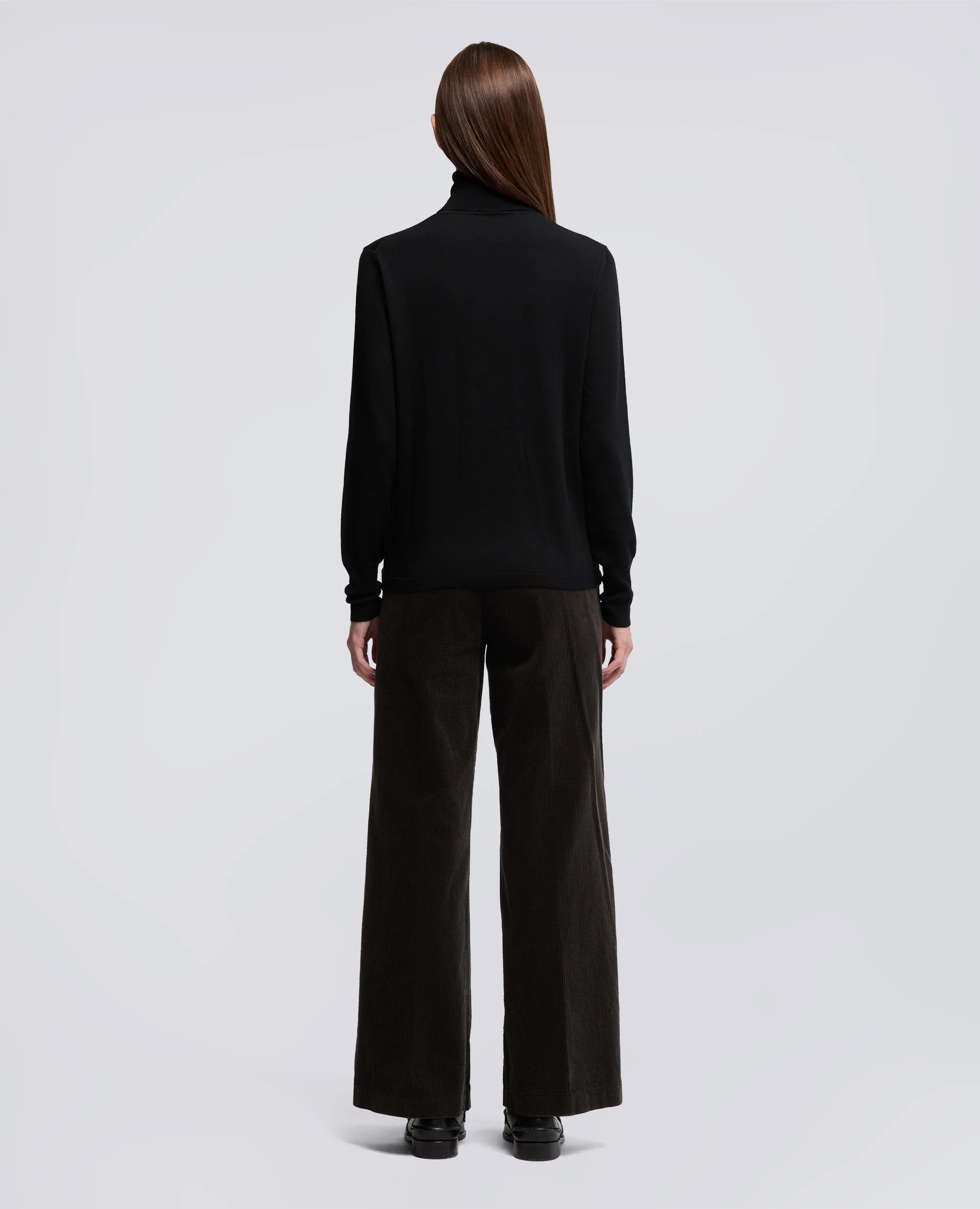 MAGLIA DOLCEVITA IN LANA - NERO - Image 3