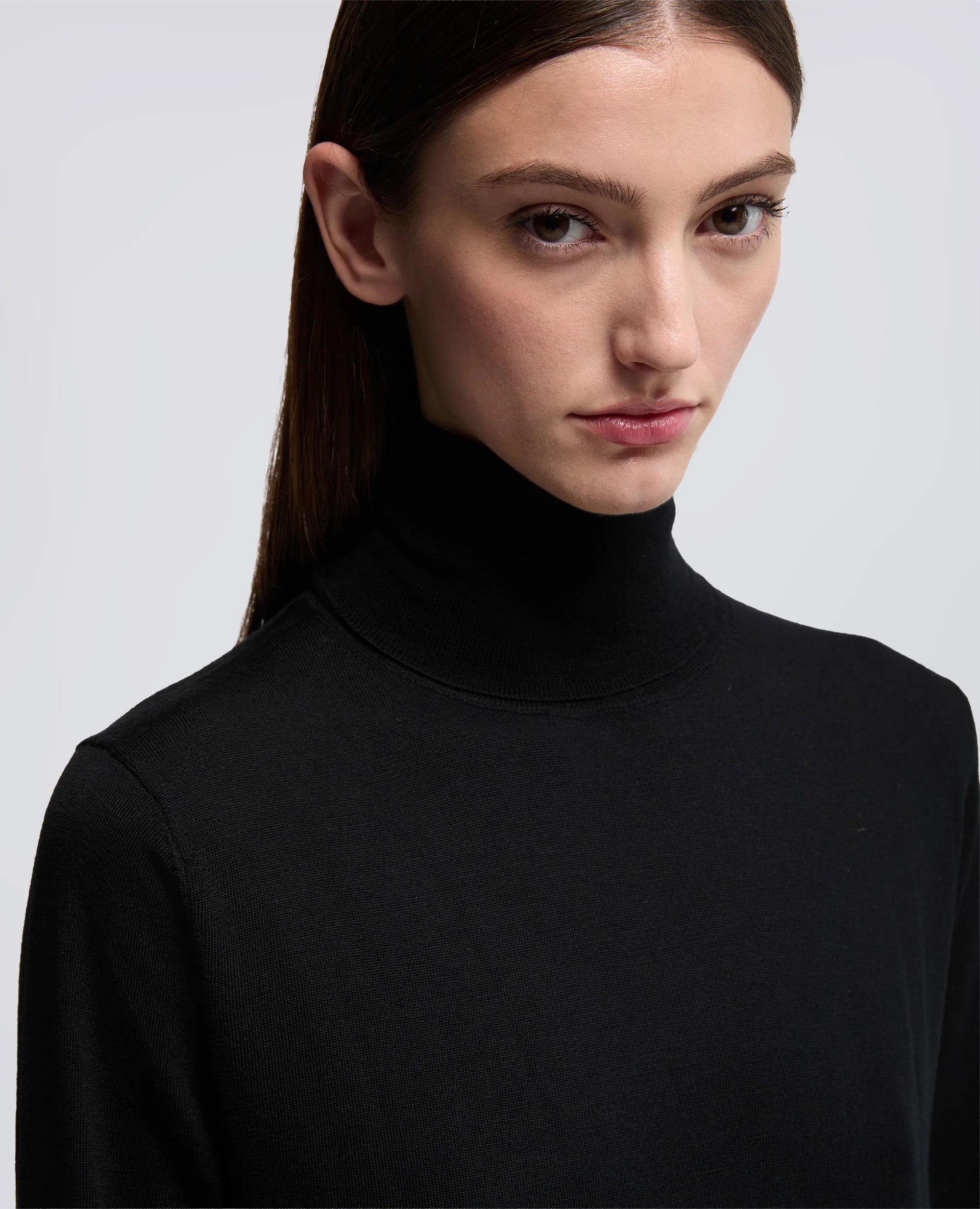 MAGLIA DOLCEVITA IN LANA - NERO - Image 4