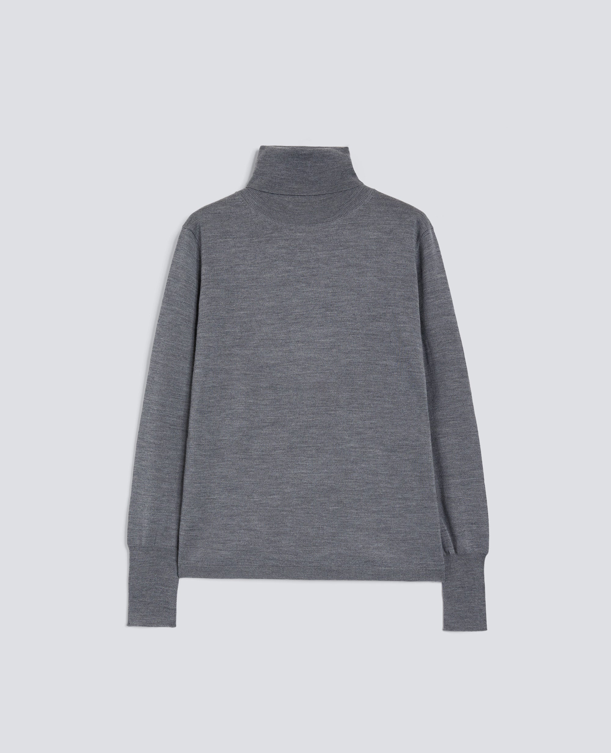 MAGLIA DOLCEVITA IN LANA MERINO - GRIGIO