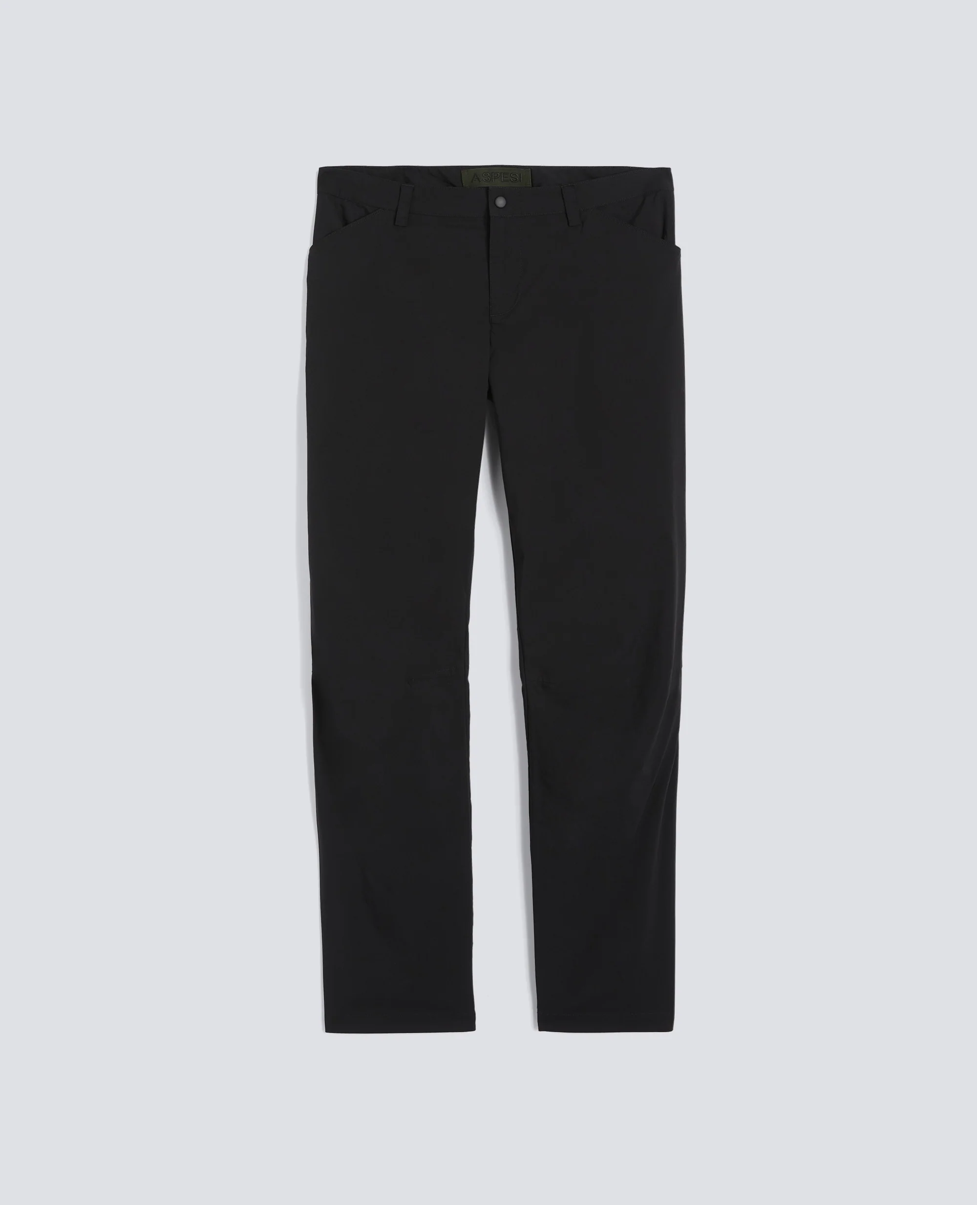 PANTALONE DA TREKKING RIVISITATO IN POPELINE DI COTONE - NERO