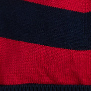 CAPPELLO IN LANA MERINO - ROSSO/BLU - Image 5
