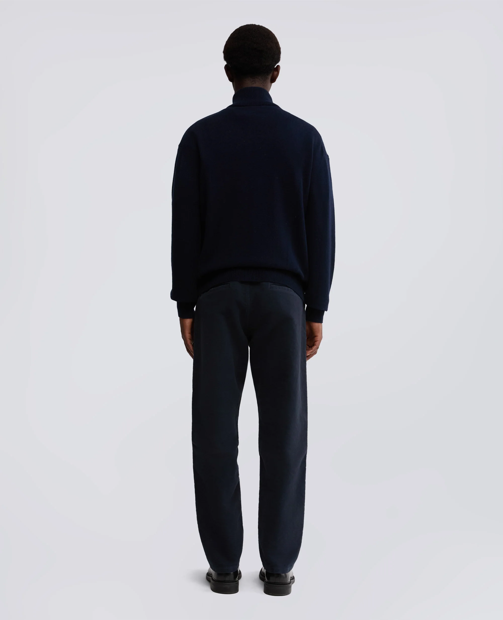 MAGLIA CON COLLO ALTO - NAVY - Image 3