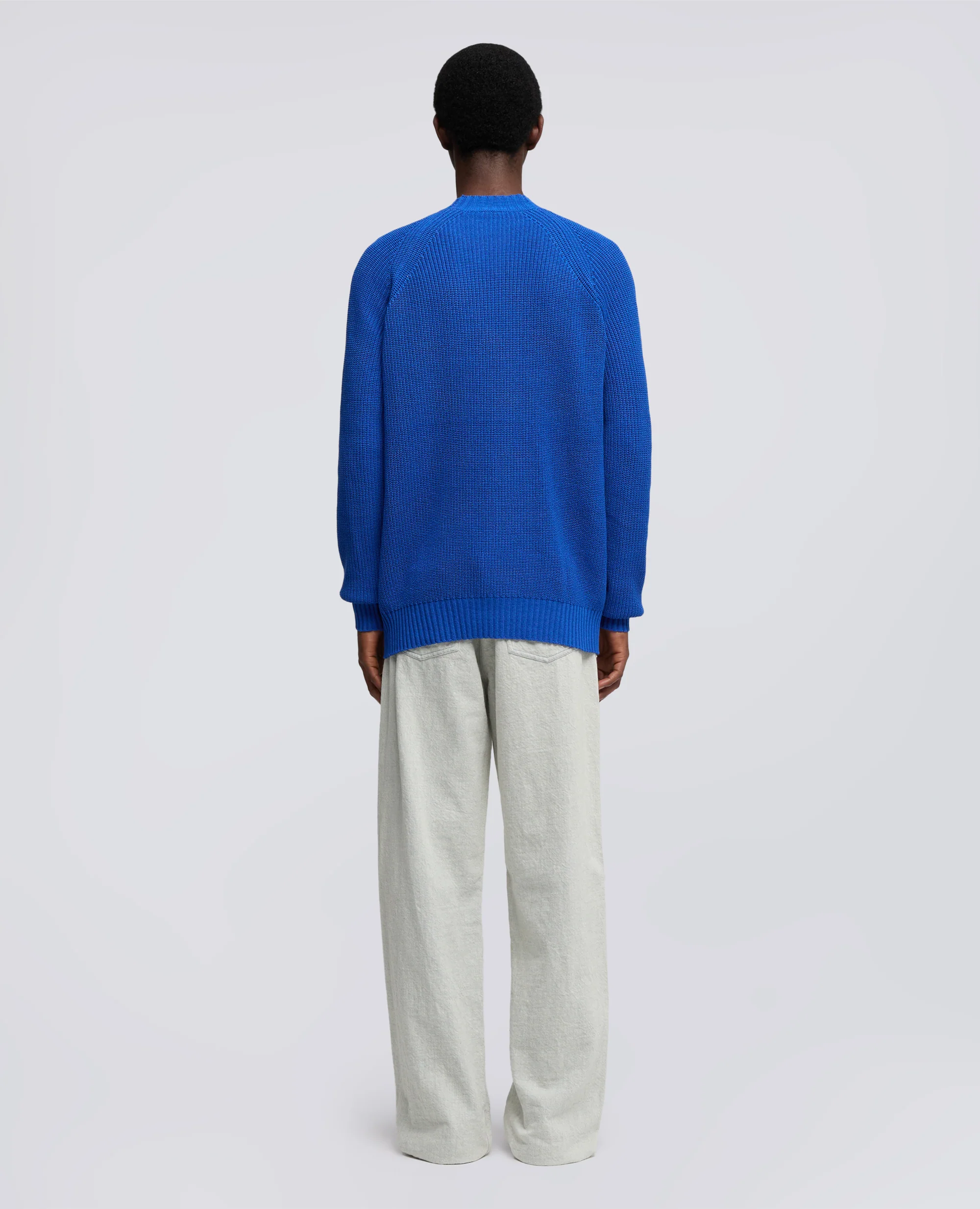 MAGLIA GIROCOLLO IN FILATO DI COTONE - BLUETTE - Image 3