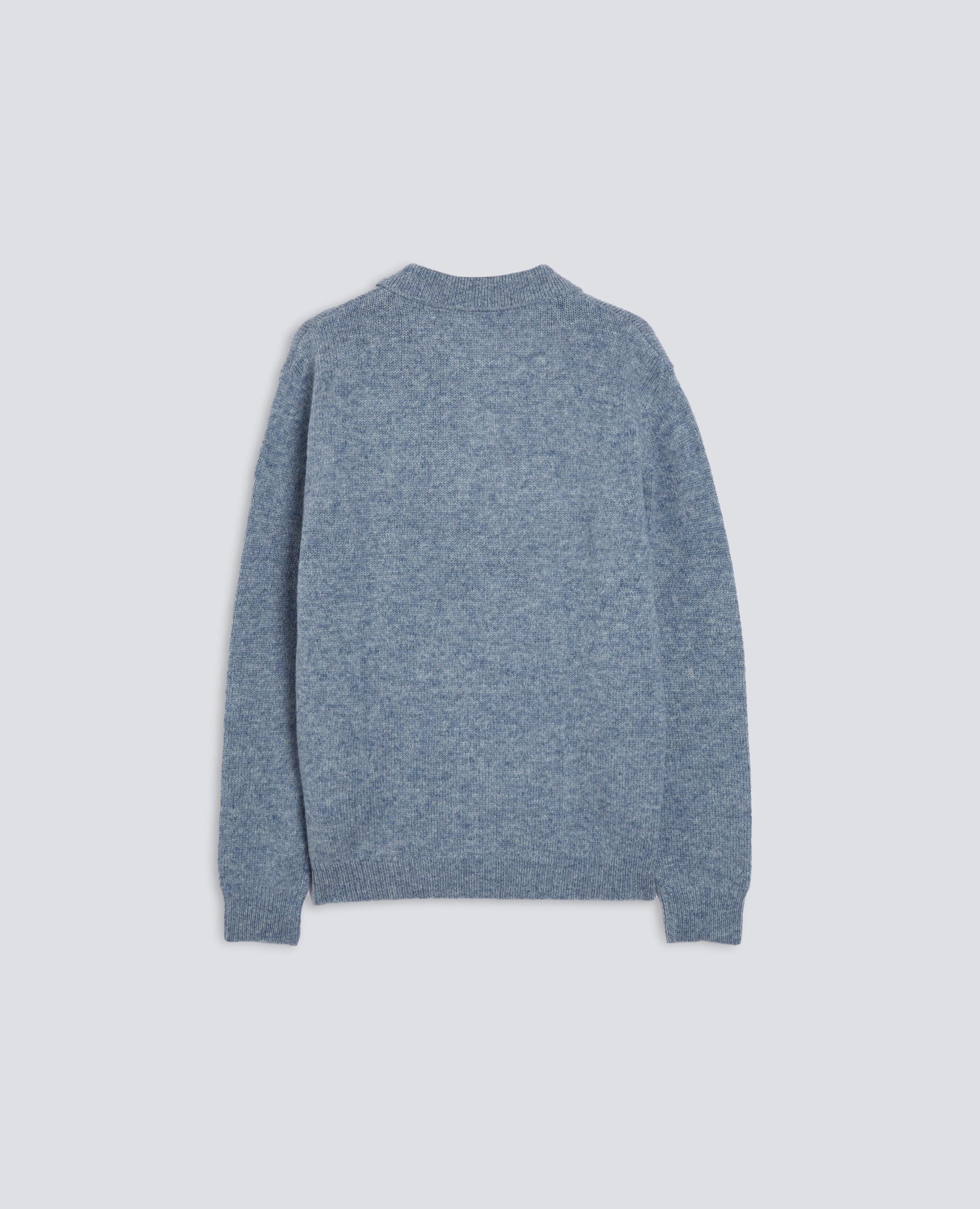 POLO IN LANA - AZZURRO - Image 2
