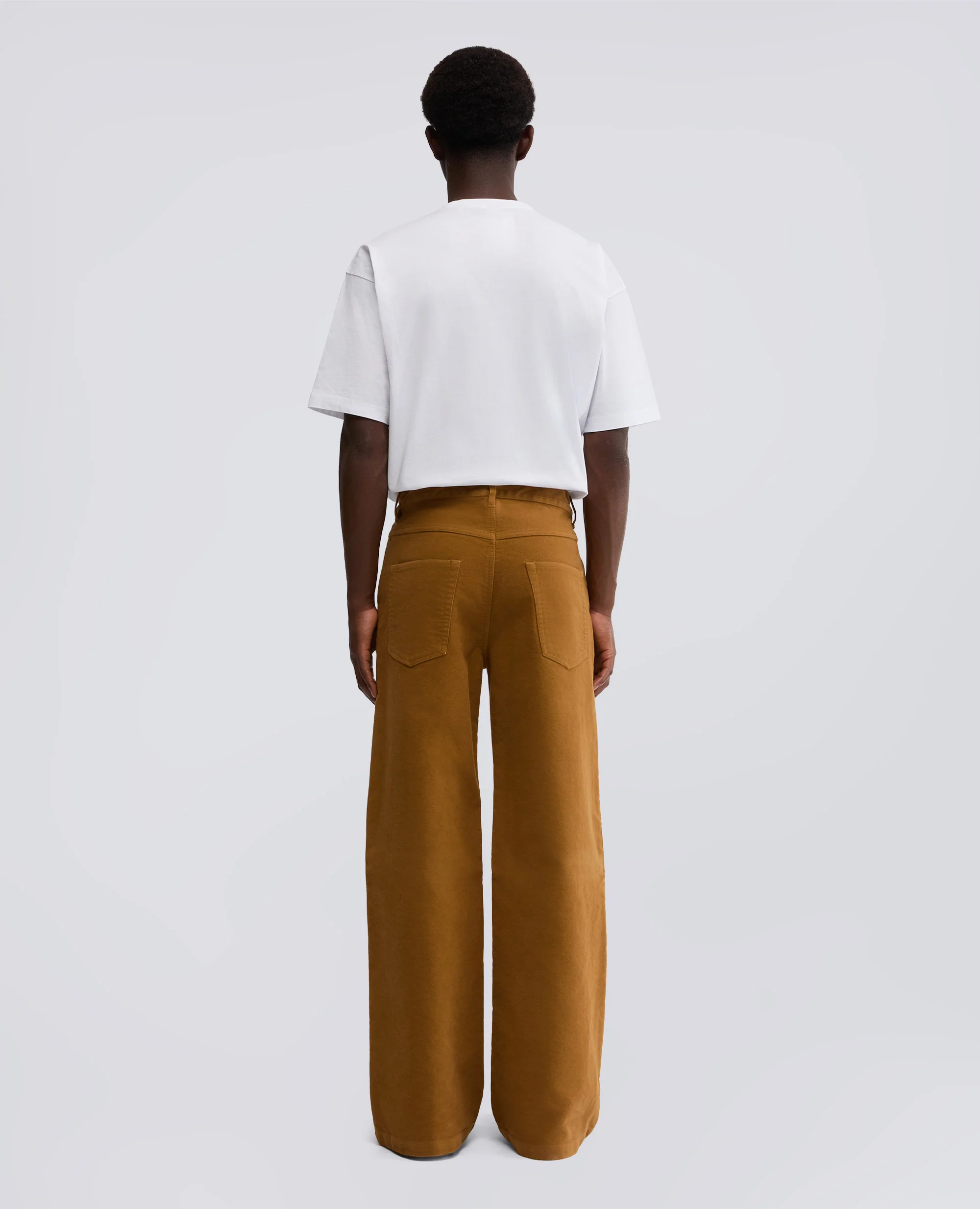 PANTALONE NORMAN IN FUSTAGNO - BISCOTTO - Image 3