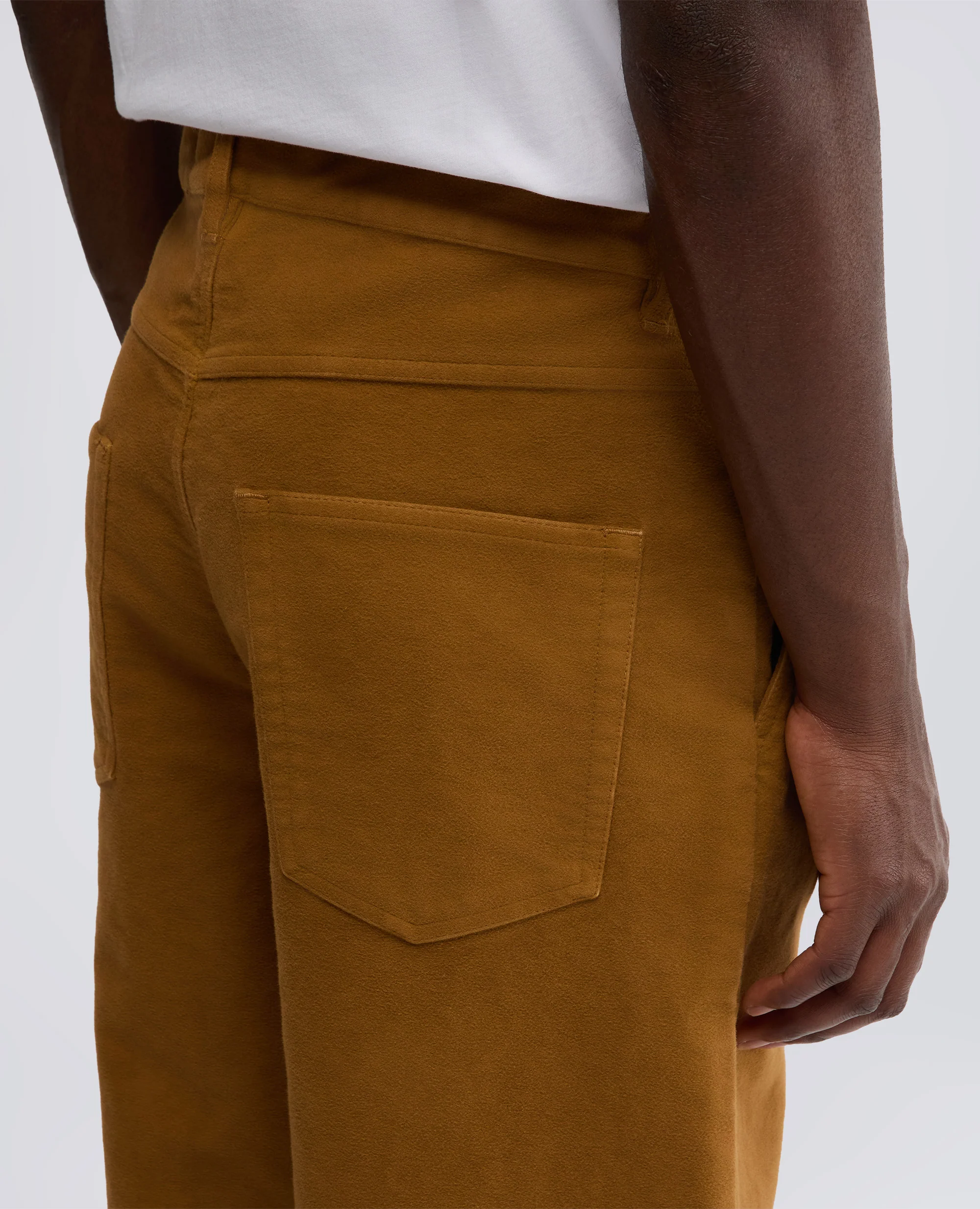 PANTALONE NORMAN IN FUSTAGNO - BISCOTTO - Image 4