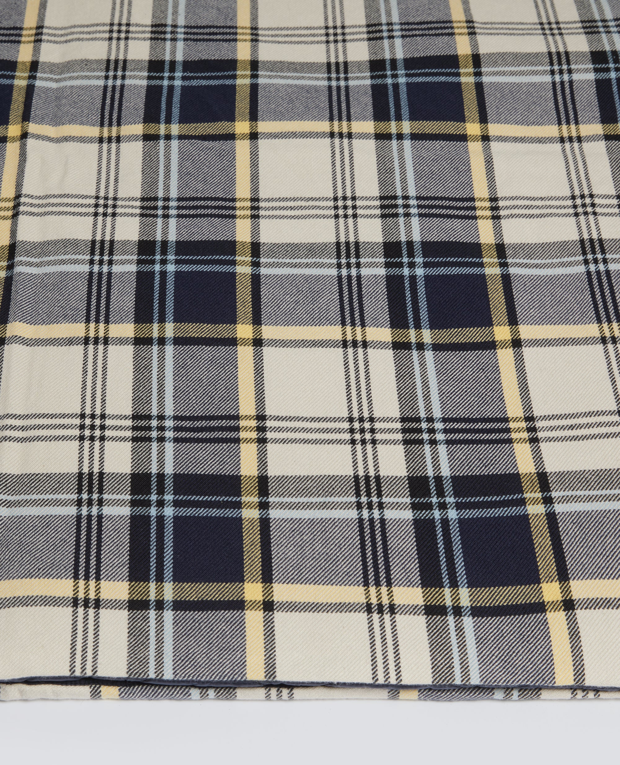 COPERTA PLAID DI COTONE - AZZURRO - Image 4