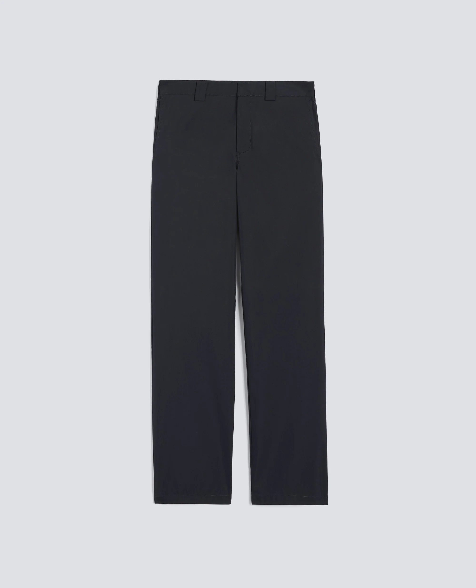 PANTALONE IN TWILL DI COTONE NYLON TINTO PEZZA - NAVY