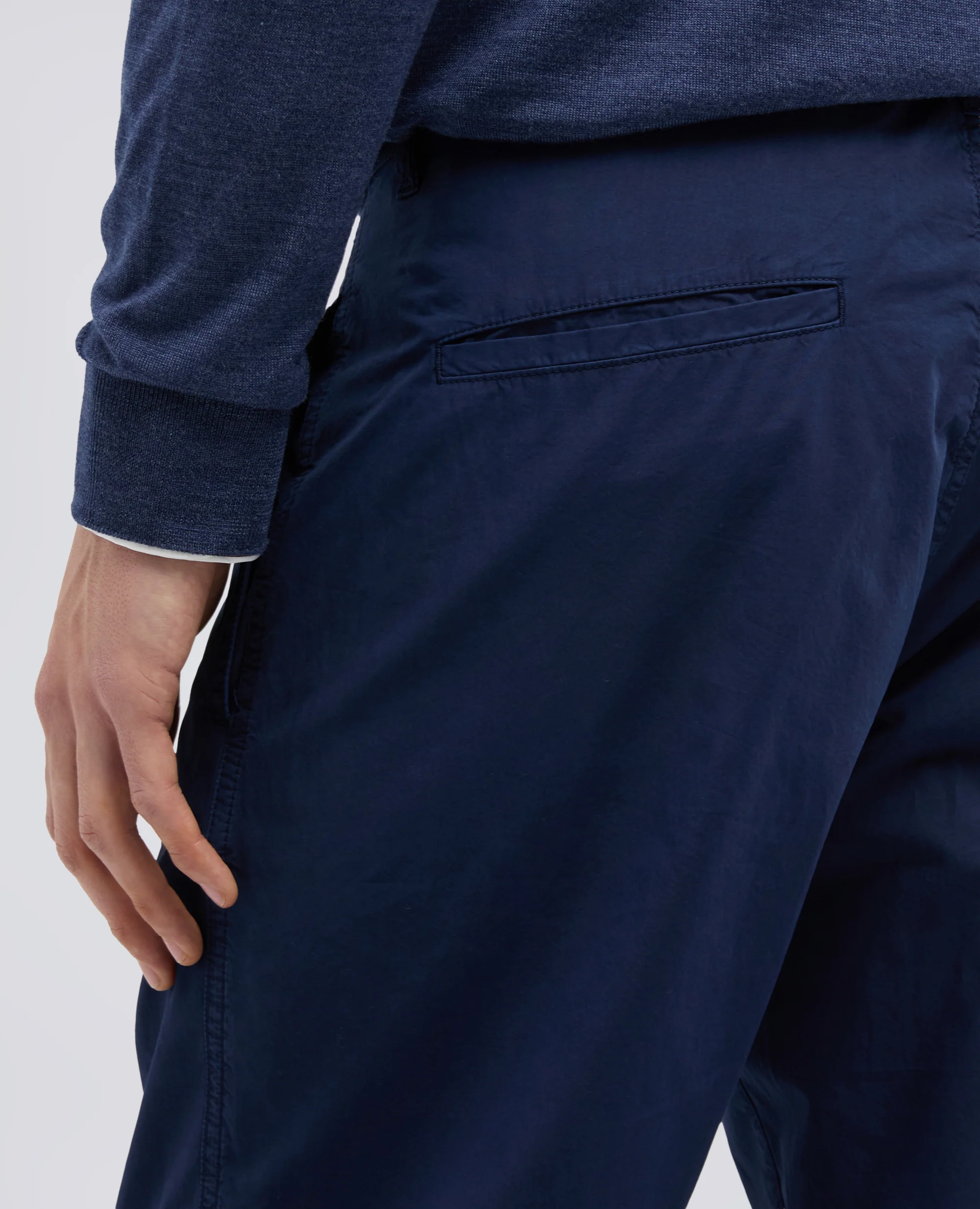 PANTALONE FUNZIONALE IN POPELINE - BLUETTE - Image 4