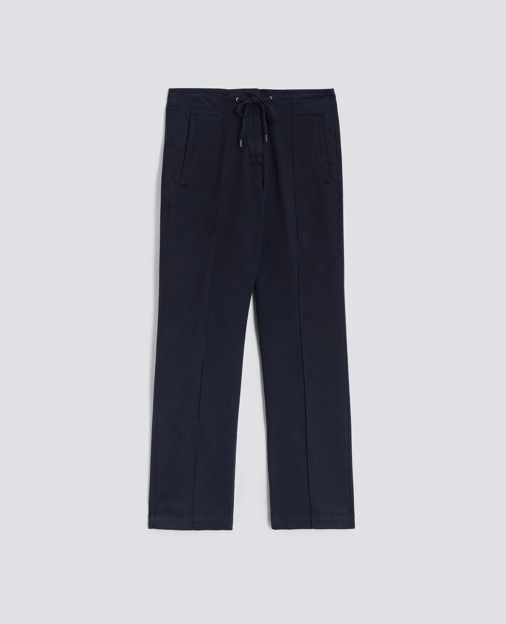 PANTALONE IN GABARDINA DI COTONE - NAVY