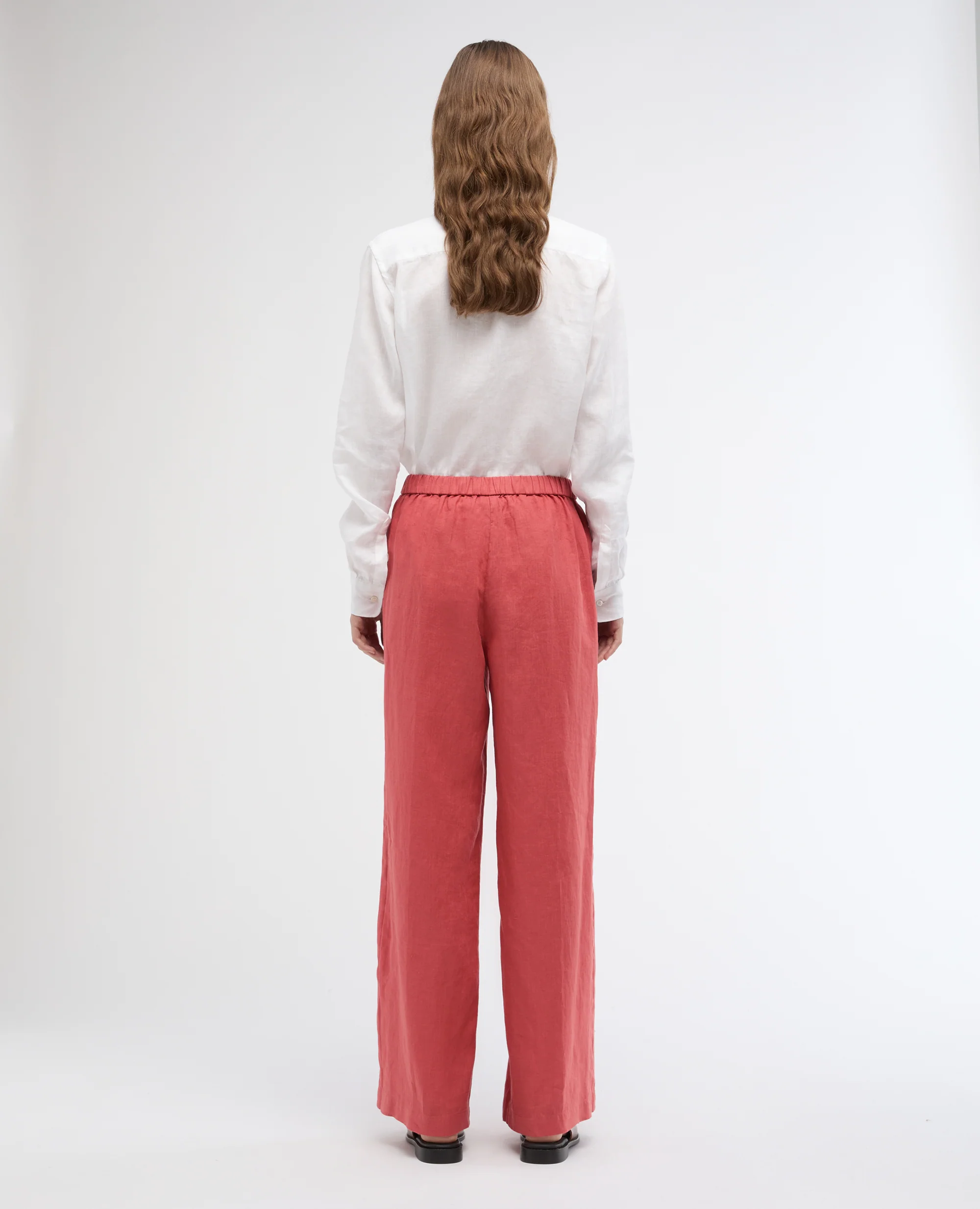 PANTALONE IN LINO - ARAGOSTA - Image 3