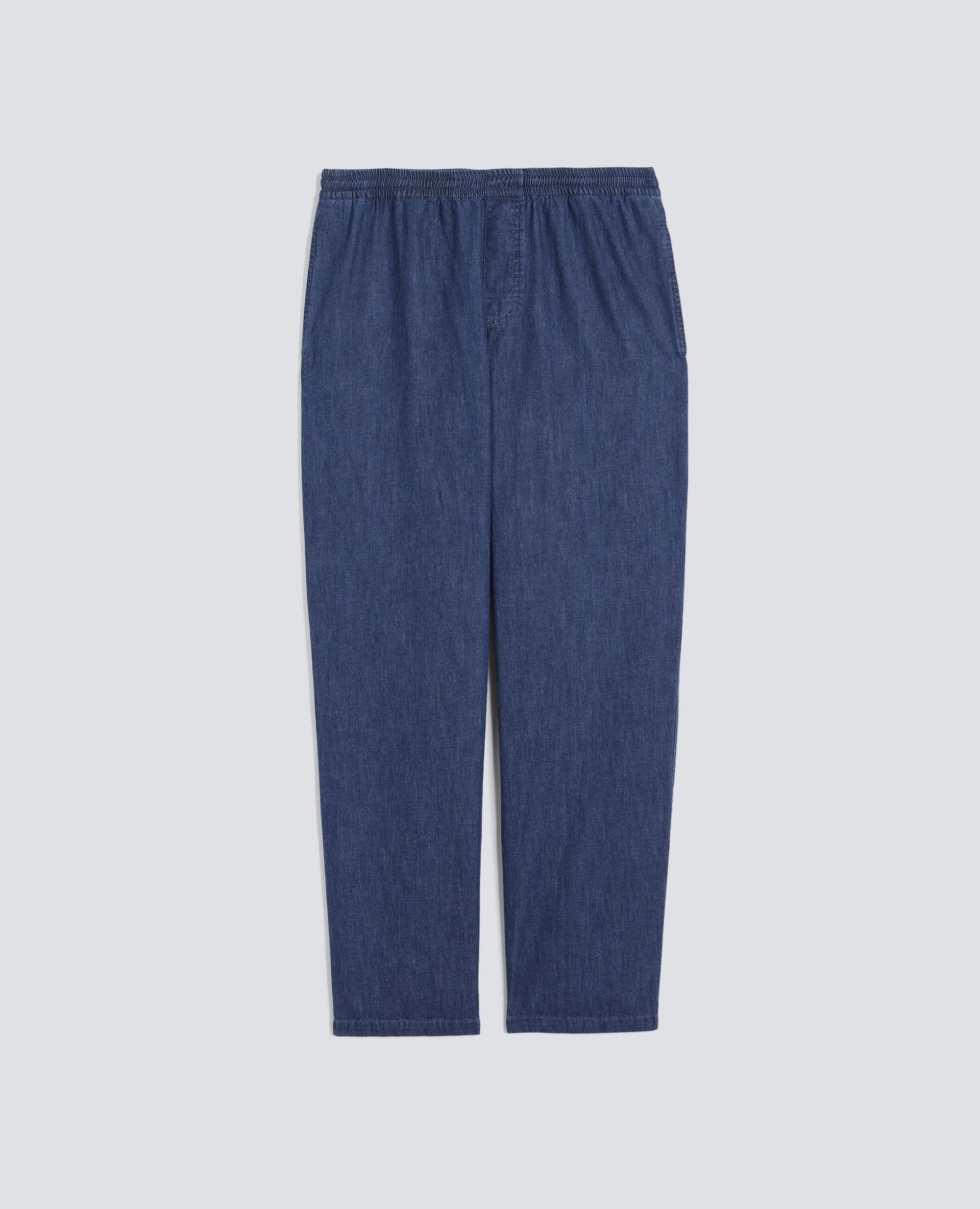 PANTALONE IN DENIM DI COTONE LEGGERO - DENIM