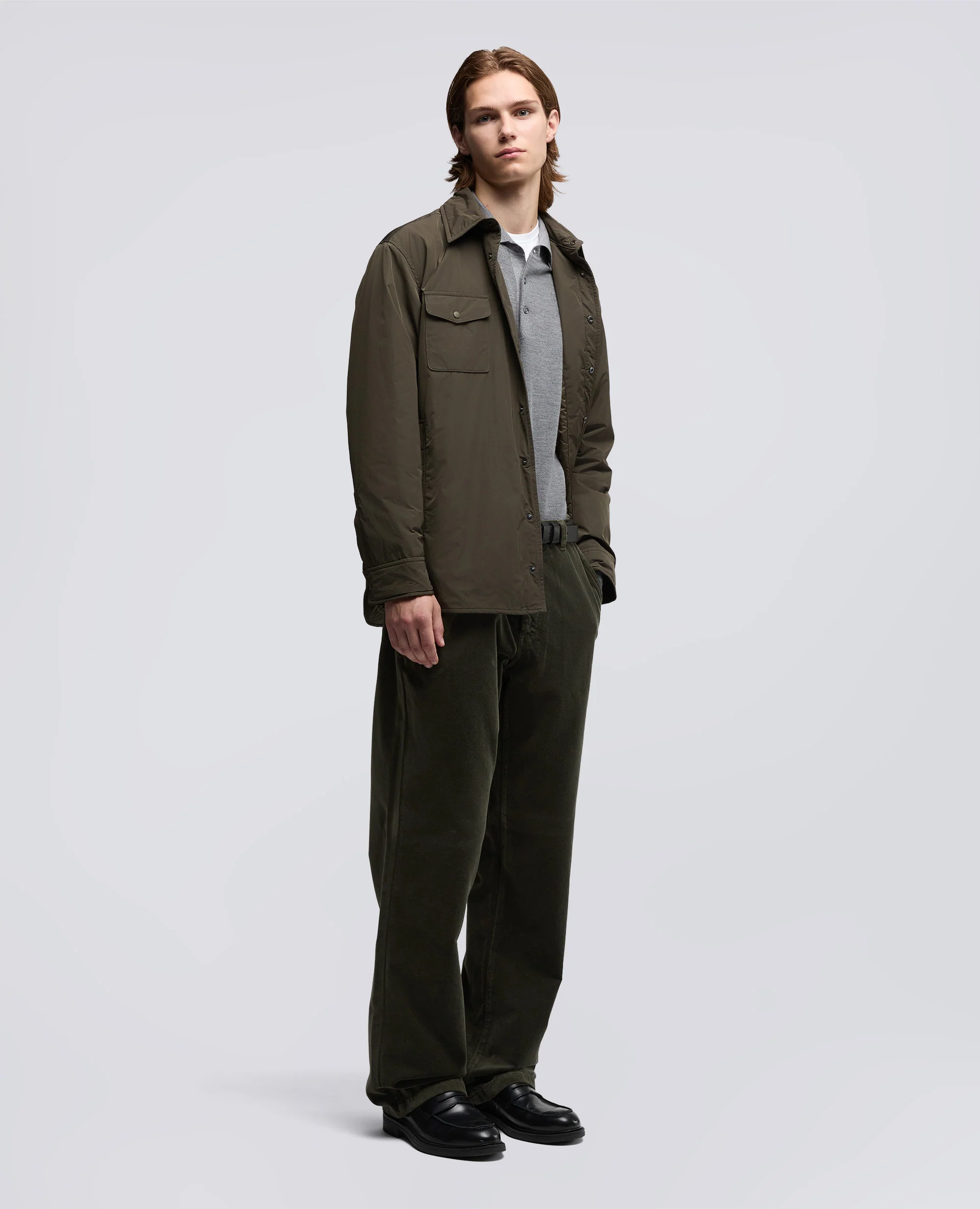PANTALONE LAB WORKWEAR IN TELA DI COTONE - MILITARE - Image 2