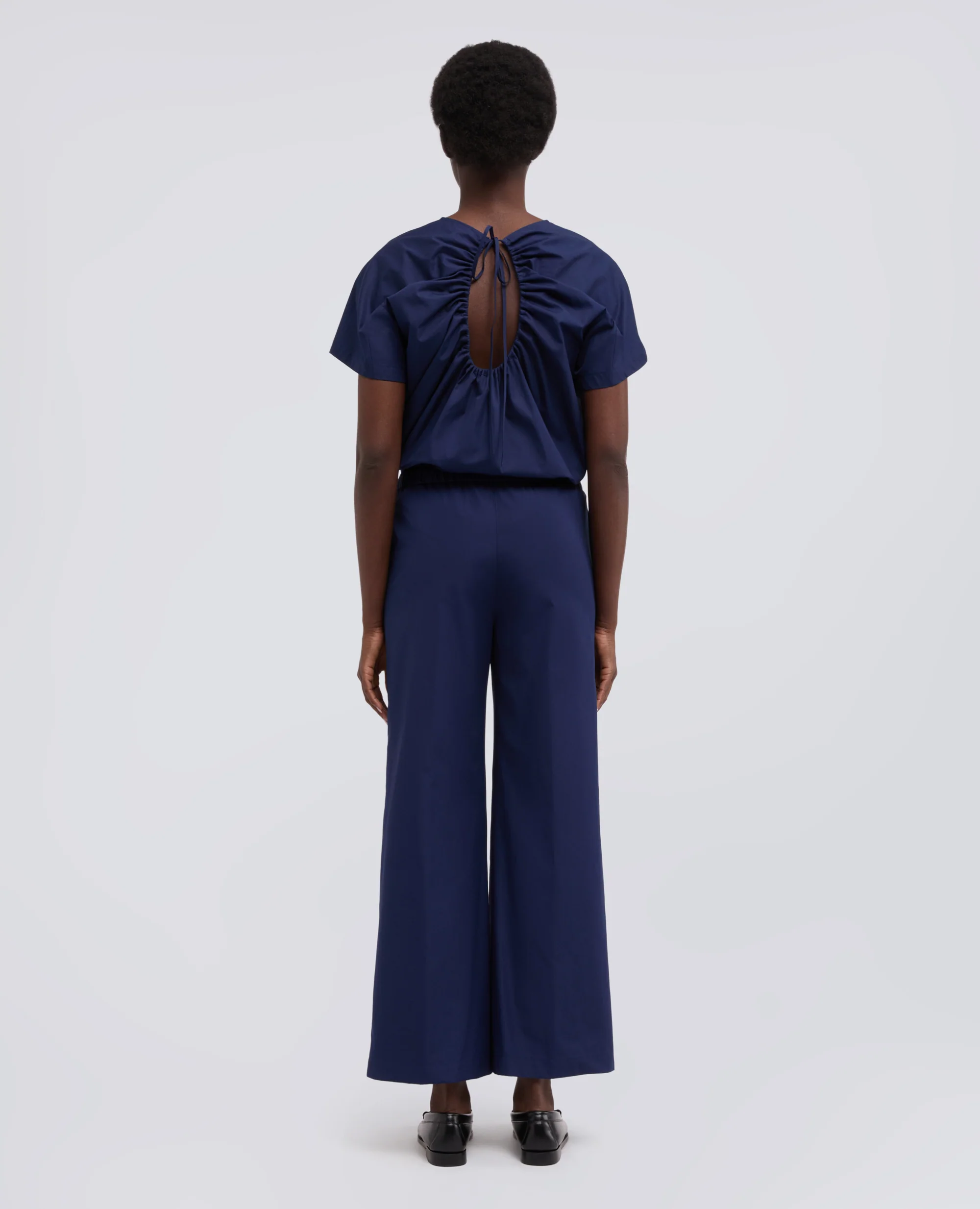 PANTALONE IN POPELINE DI COTONE - BLUETTE - Image 3