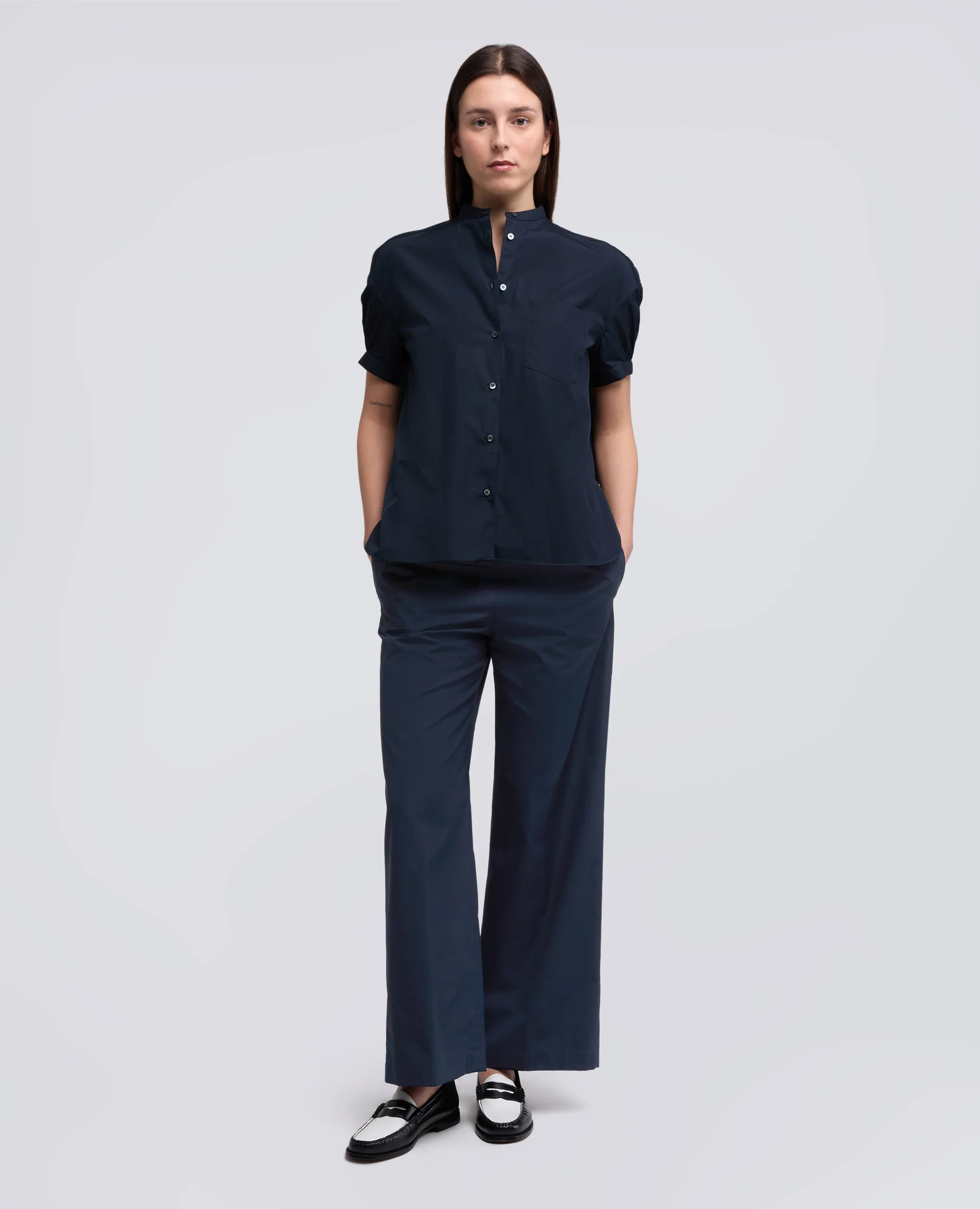 PANTALONE MOD.0128 - NAVY - Image 2