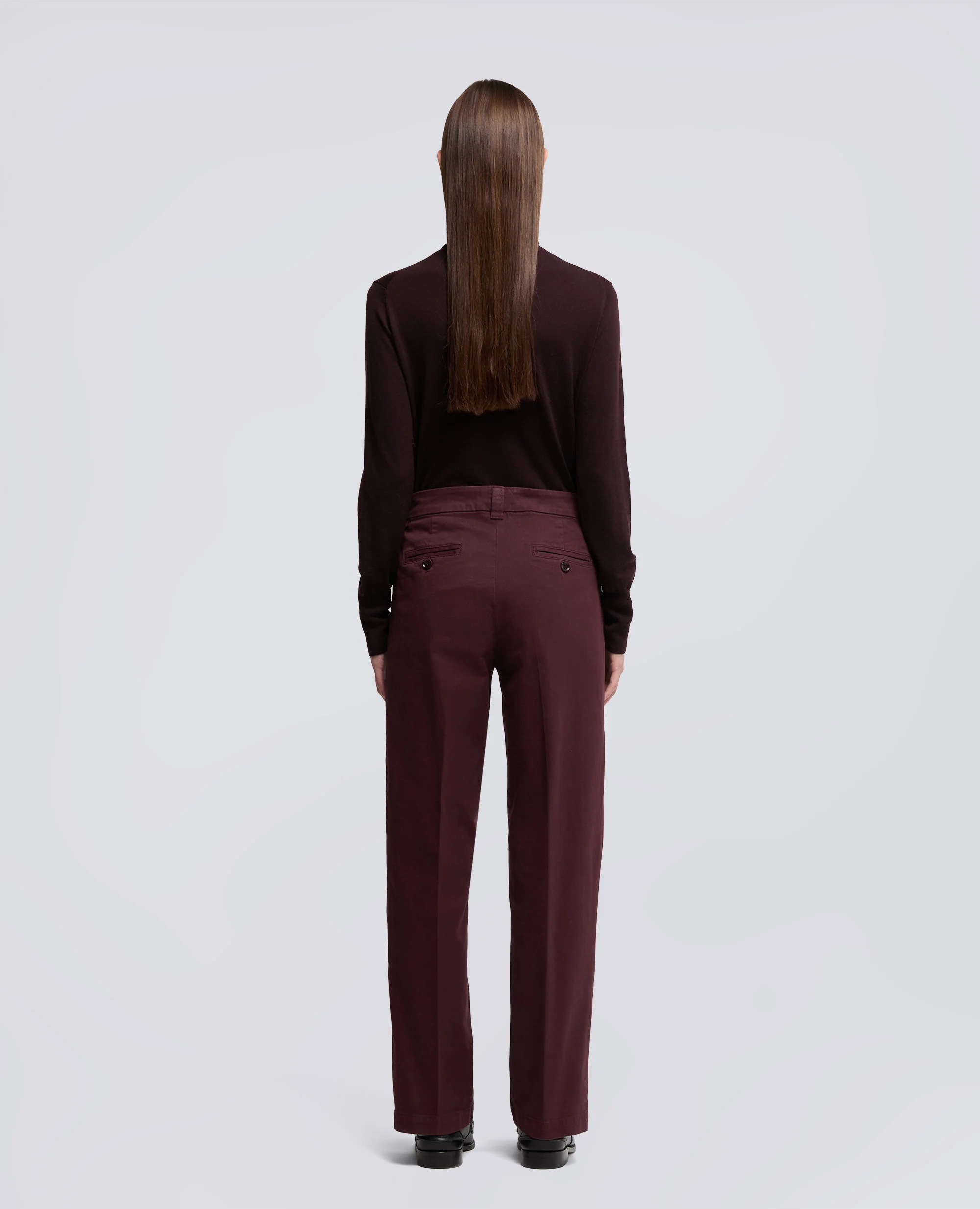 PANTALONE IN GABARDINA DI COTONE - BARBERA - Image 3