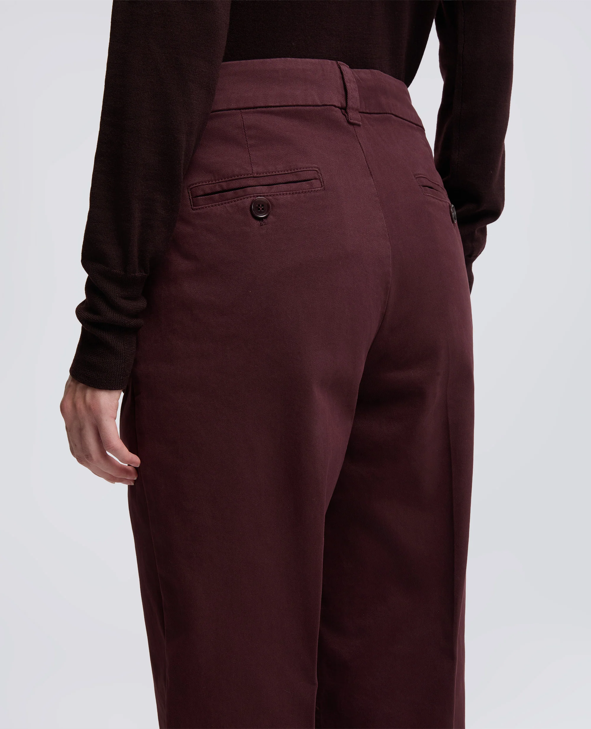 PANTALONE IN GABARDINA DI COTONE - BARBERA - Image 4