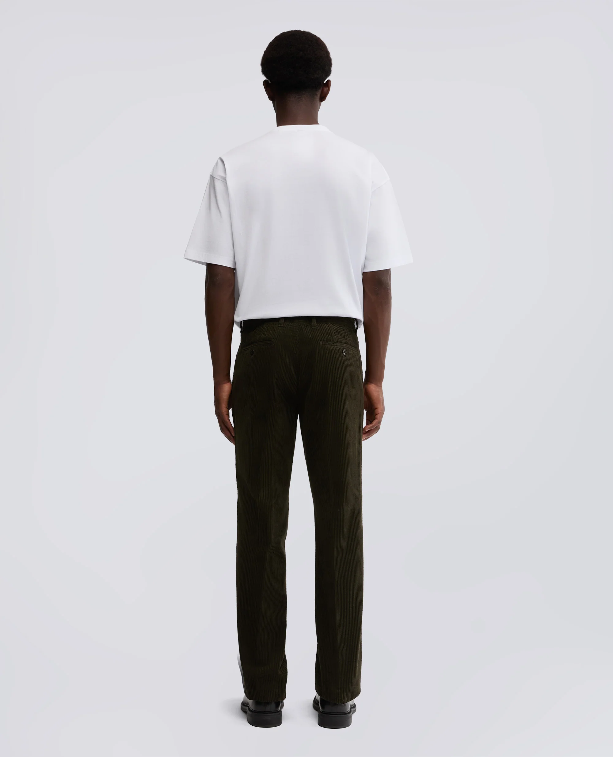 PANTALONE NEW HERMAN IN VELLUTO - MILITARE - Image 3