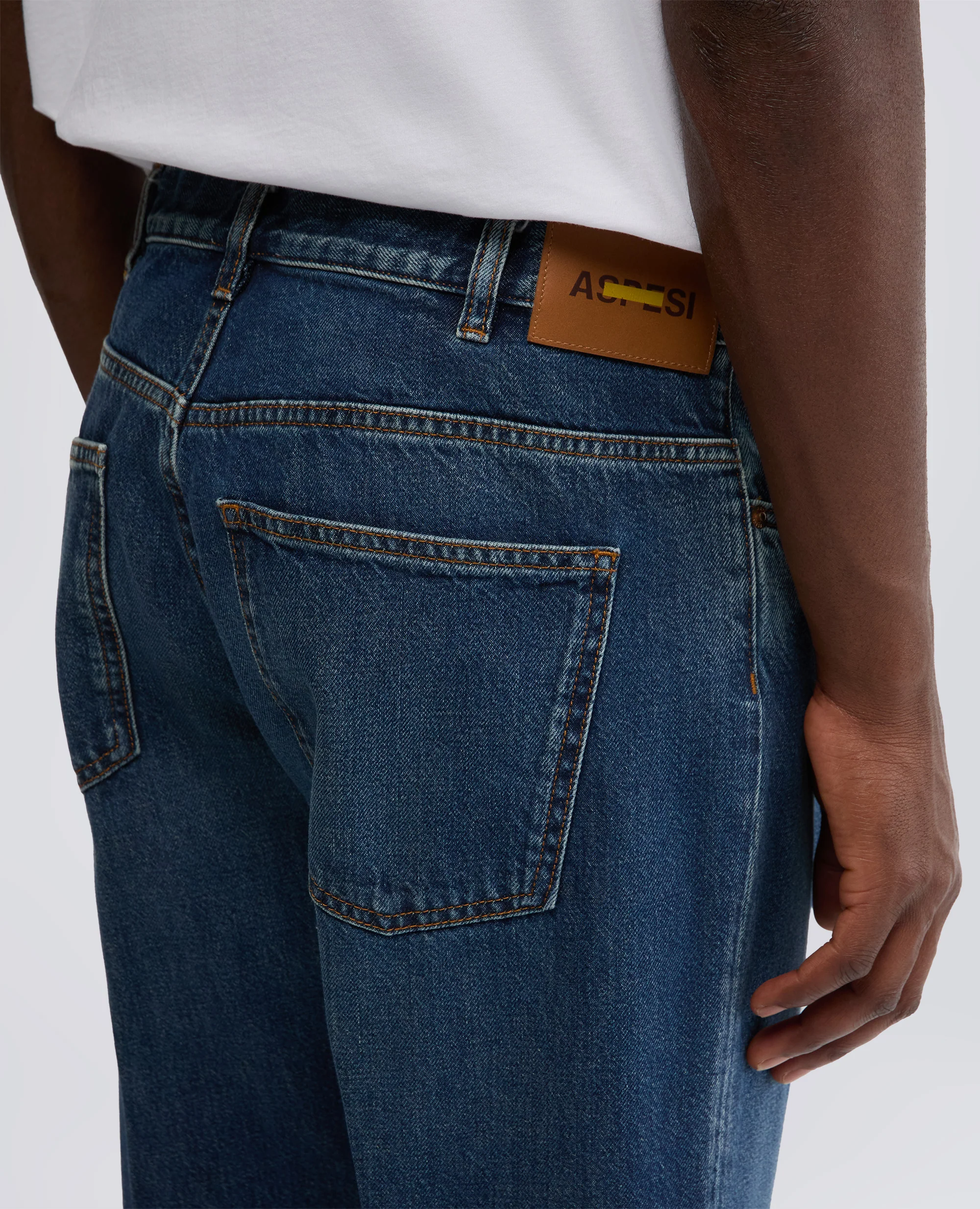 PANTALONE PRESS IN DENIM DI COTONE - DENIM - Image 4