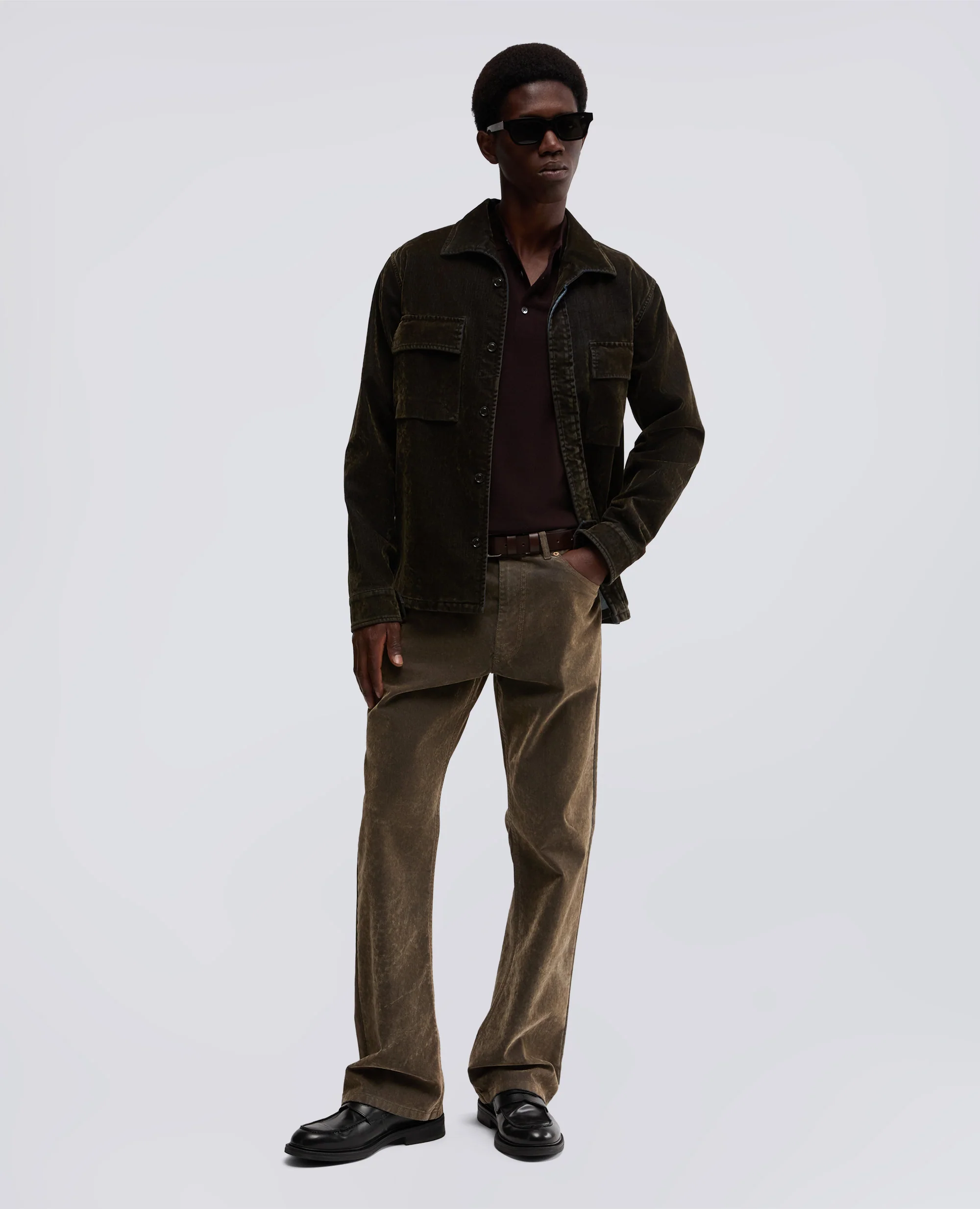 PANTALONE PRESS IN DENIM - TORTORA - Image 2