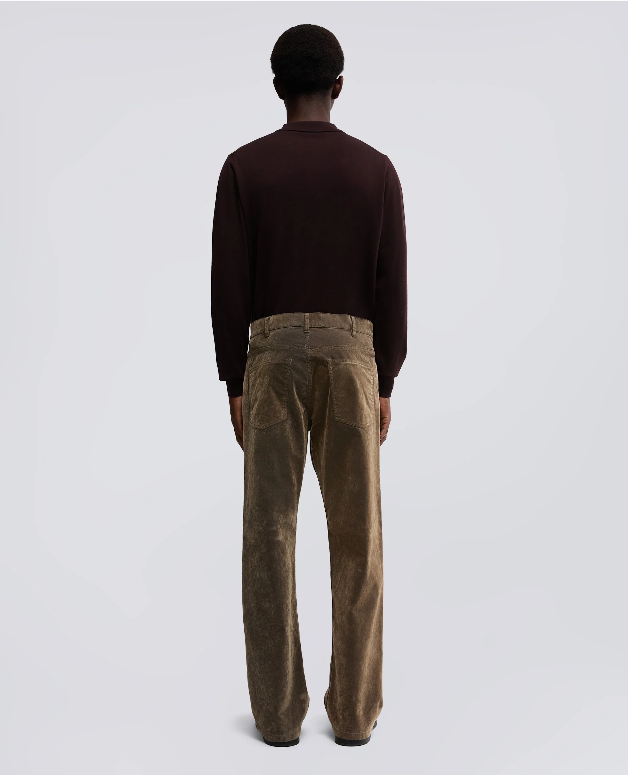 PANTALONE PRESS IN DENIM - TORTORA - Image 3
