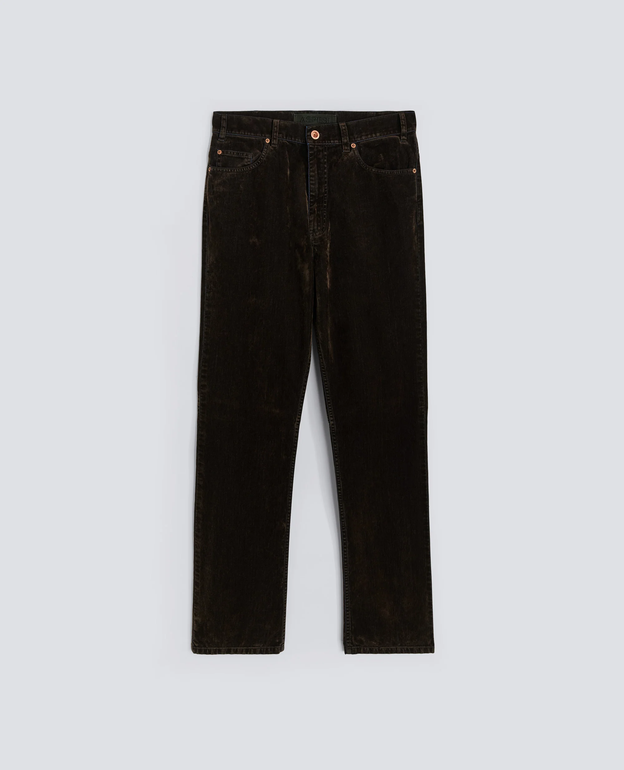 PANTALONE PRESS IN DENIM - MILITARE