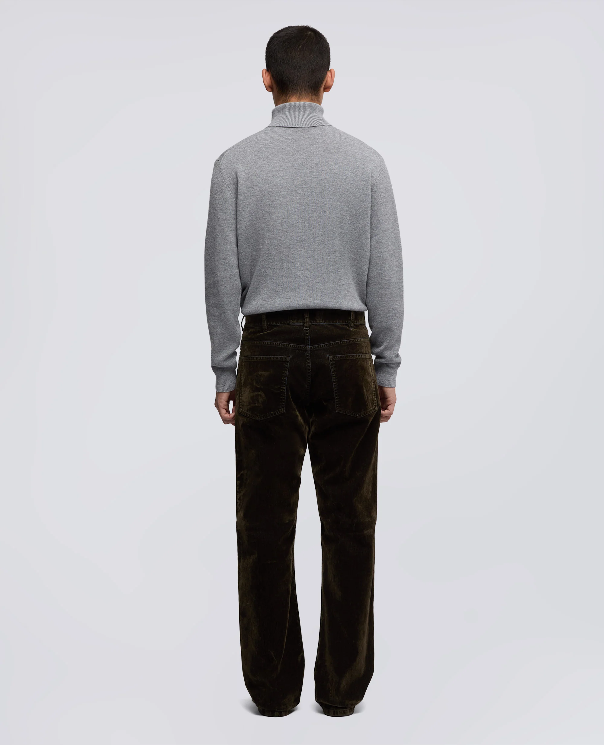 PANTALONE PRESS IN DENIM - MILITARE - Image 3