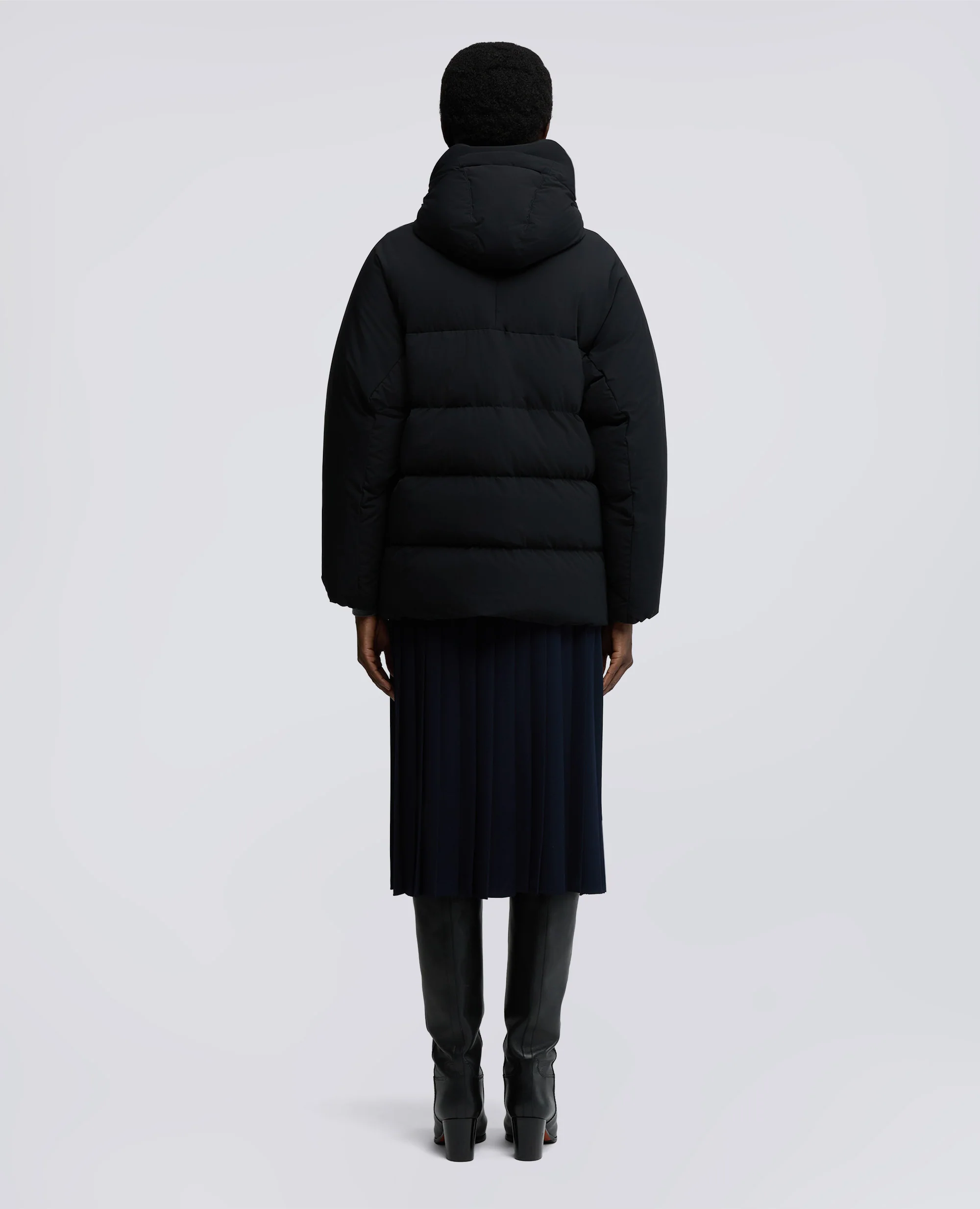 GIUBBOTTO RADON IN NYLON STRETCH - NERO - Image 3