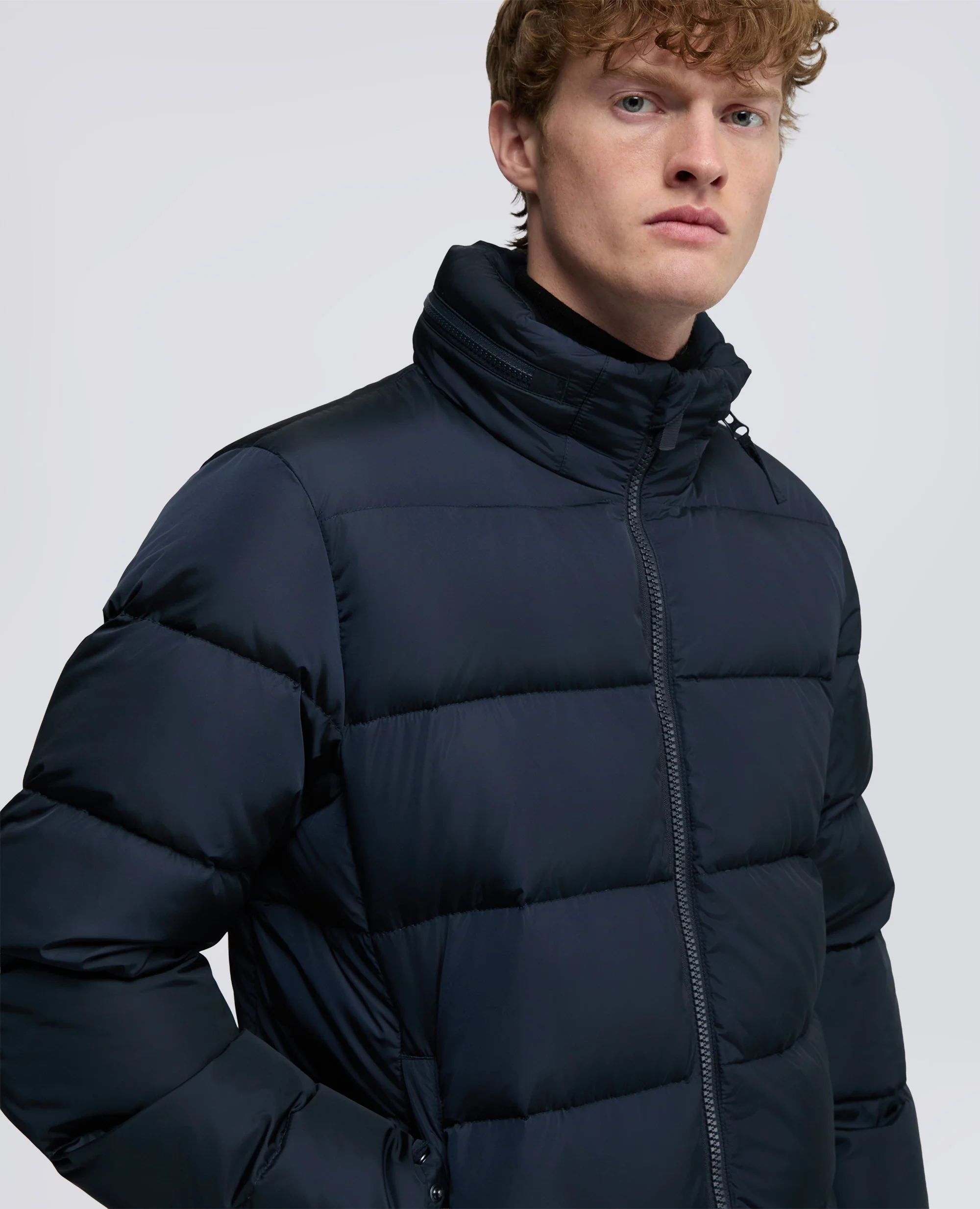 PIUMINO POCOELASTICO RE IN NYLON - NAVY - Image 4