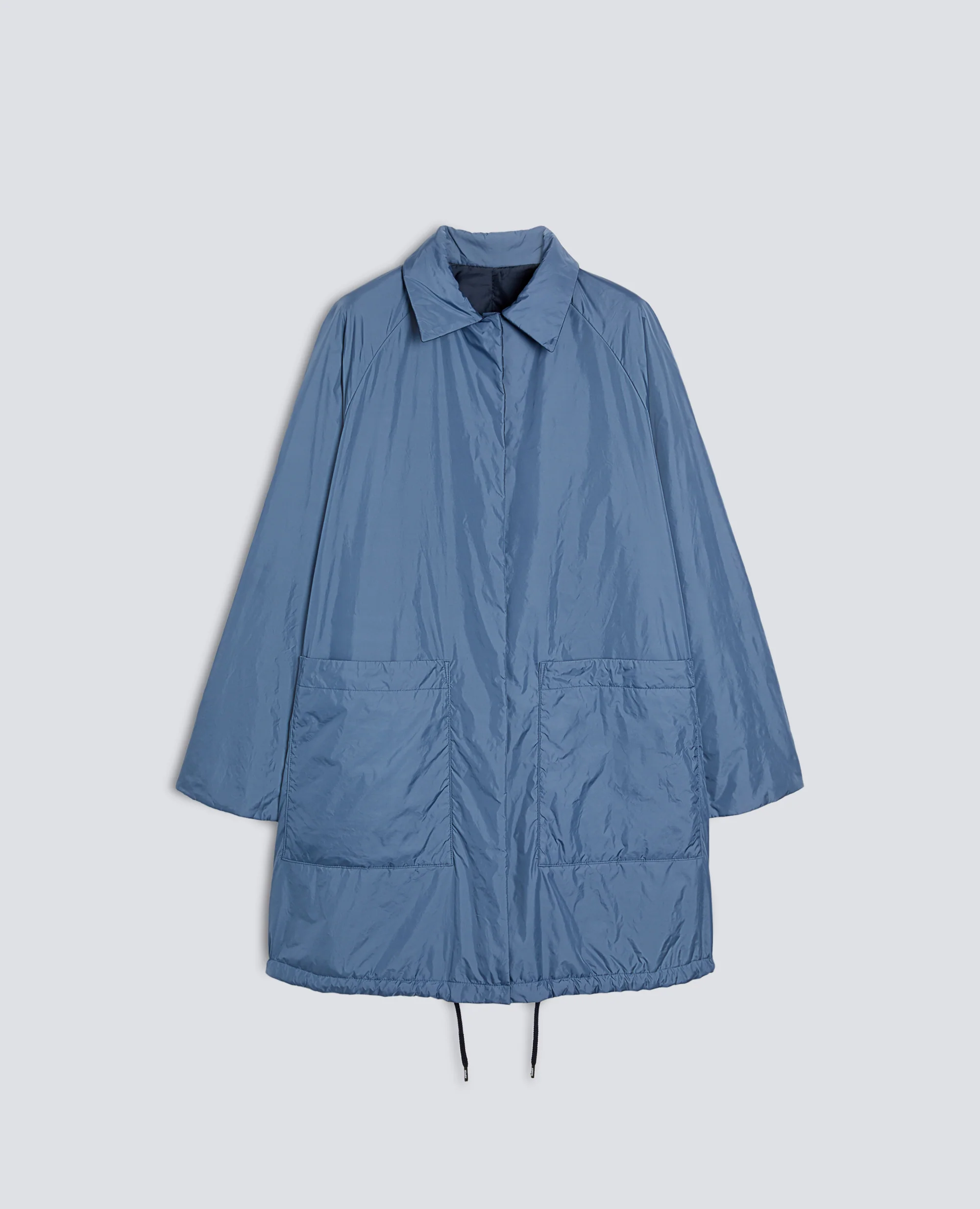 CAPPOTTO REVERSIBILE BICOLORE IN NYLON - NAVY+AVIO - Image 6