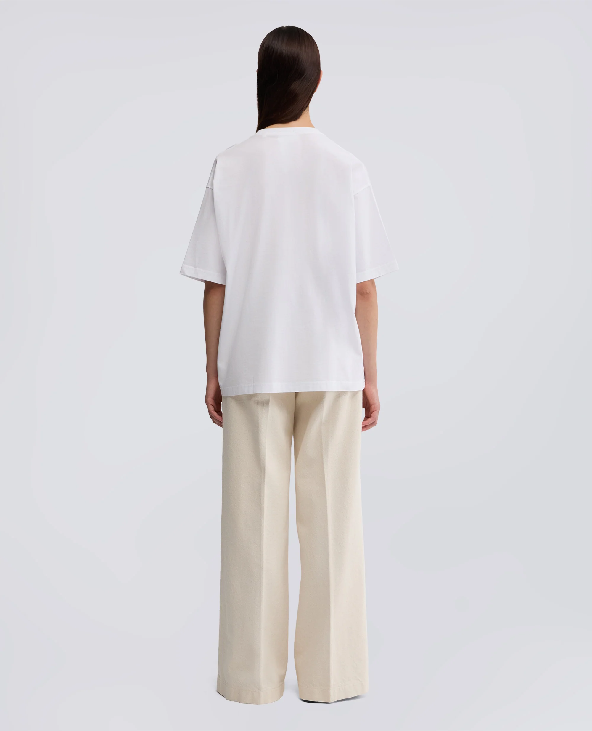 TSHIRT IN COTONE CON STAMPA - BIANCO - Image 3